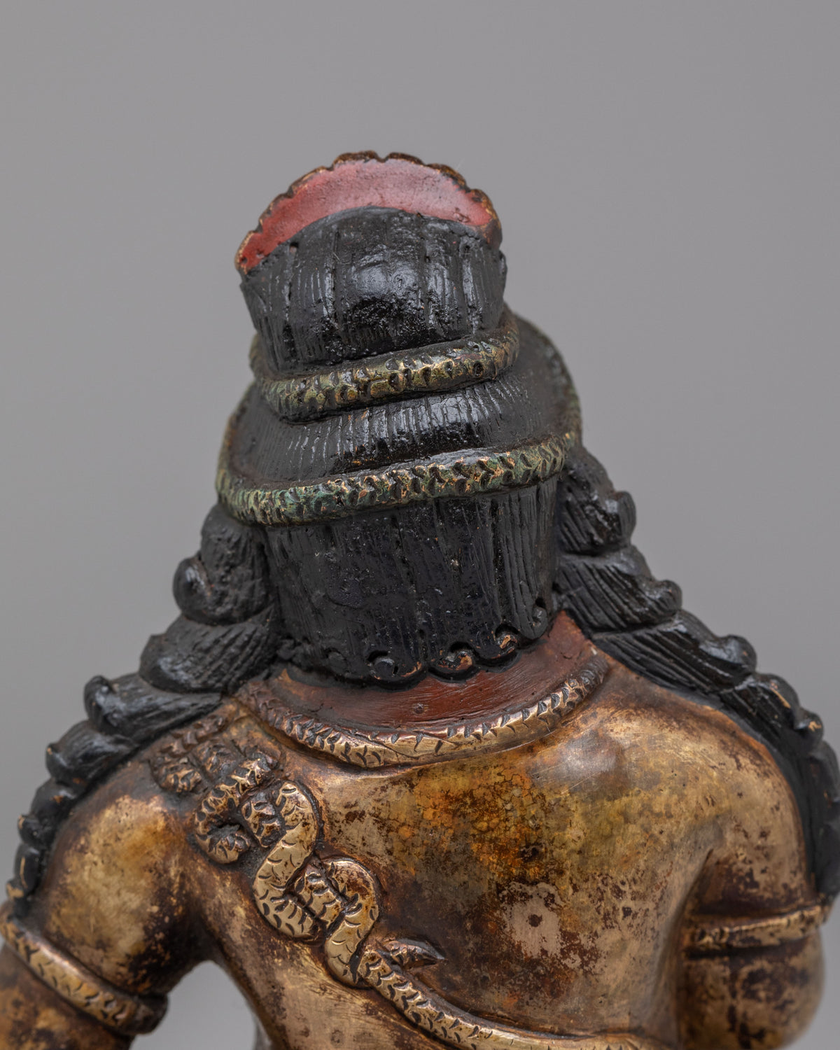Sacred Black Dzambhala Art Statue | A Symbol of Prosperity