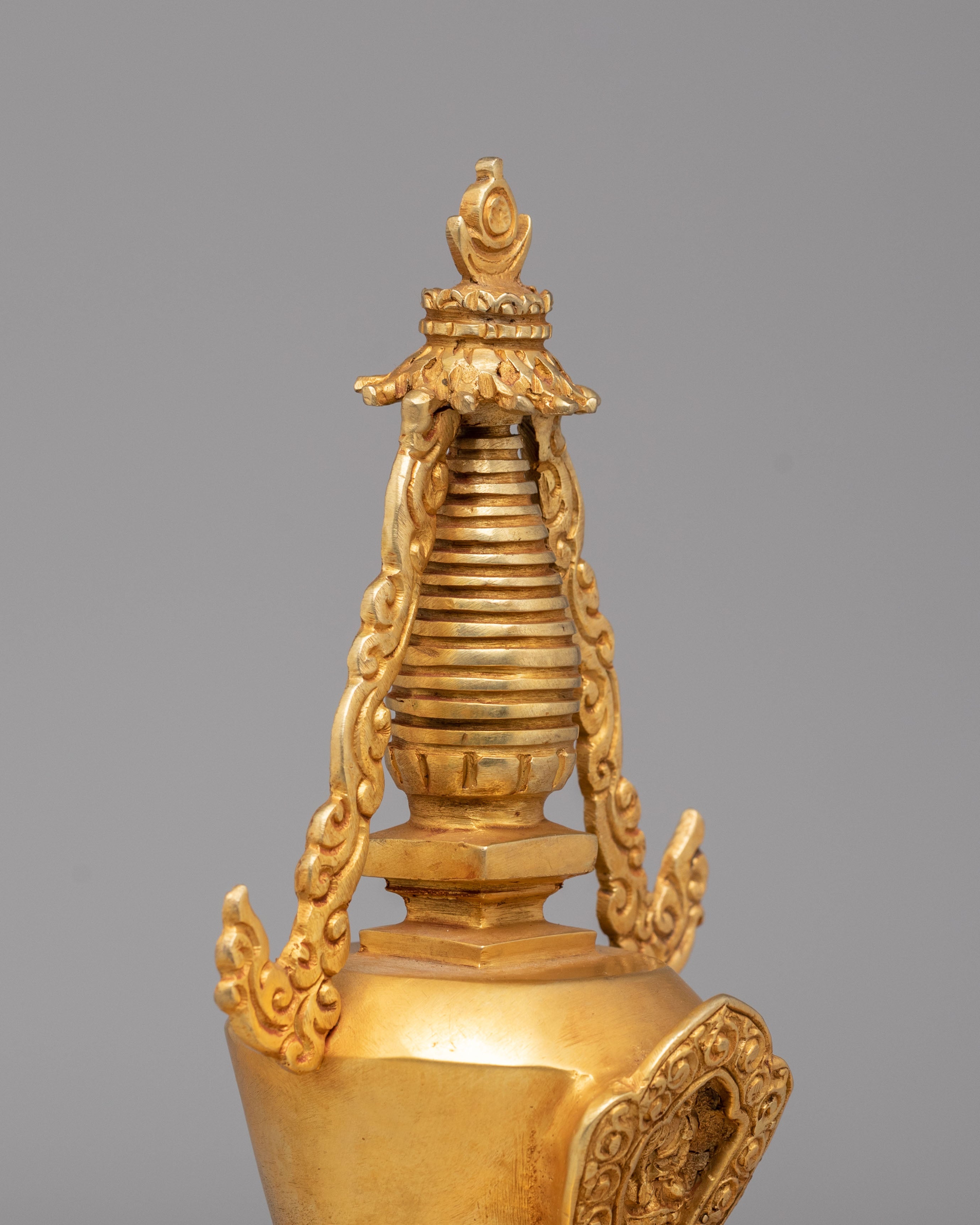 Spiritual Stupa for Rituals | Handcrafted Meditation Altar Stupa