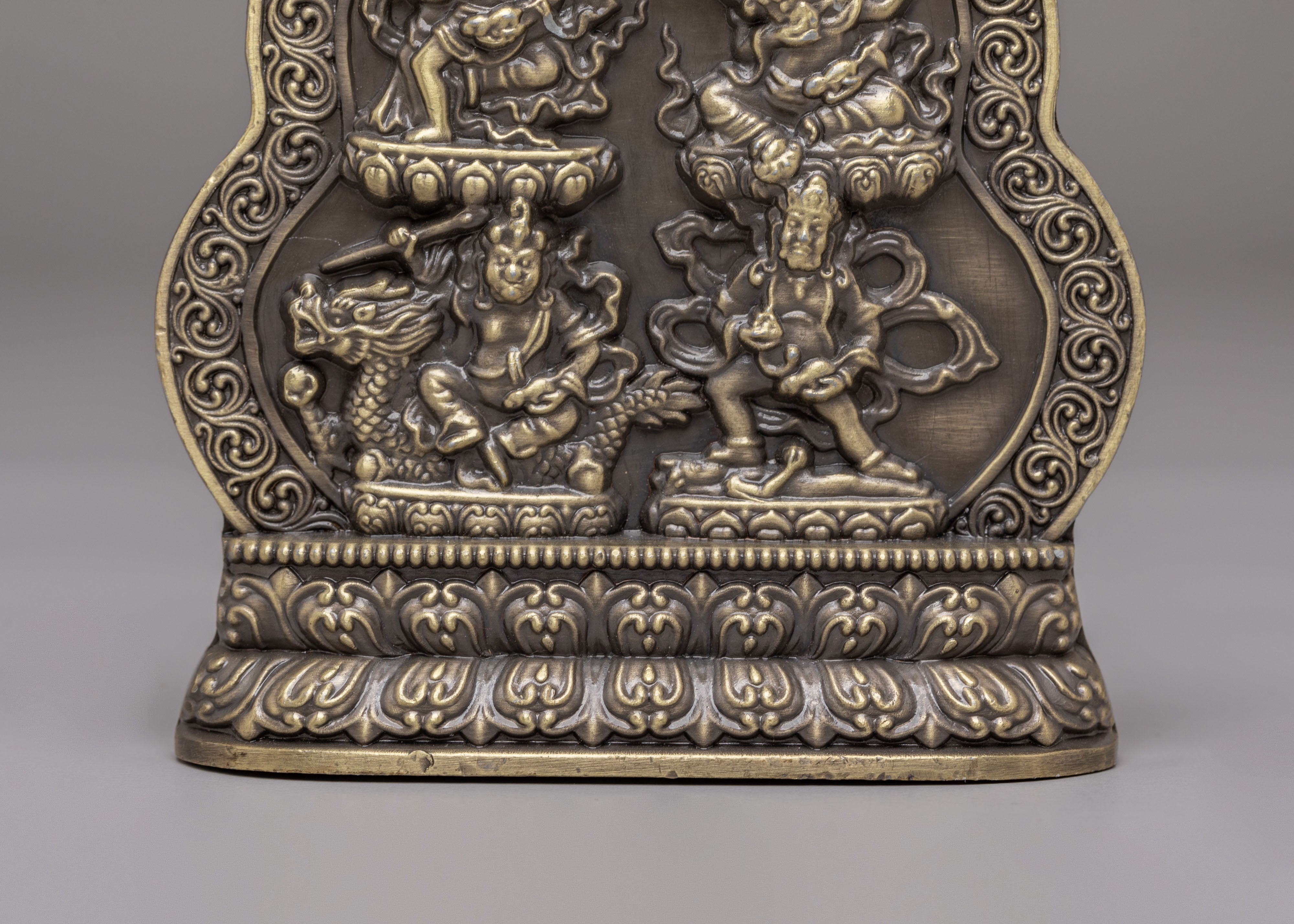 Handcrafted Dzambhala Offering Bowl | Buddhist Wealth Ritual Vessel