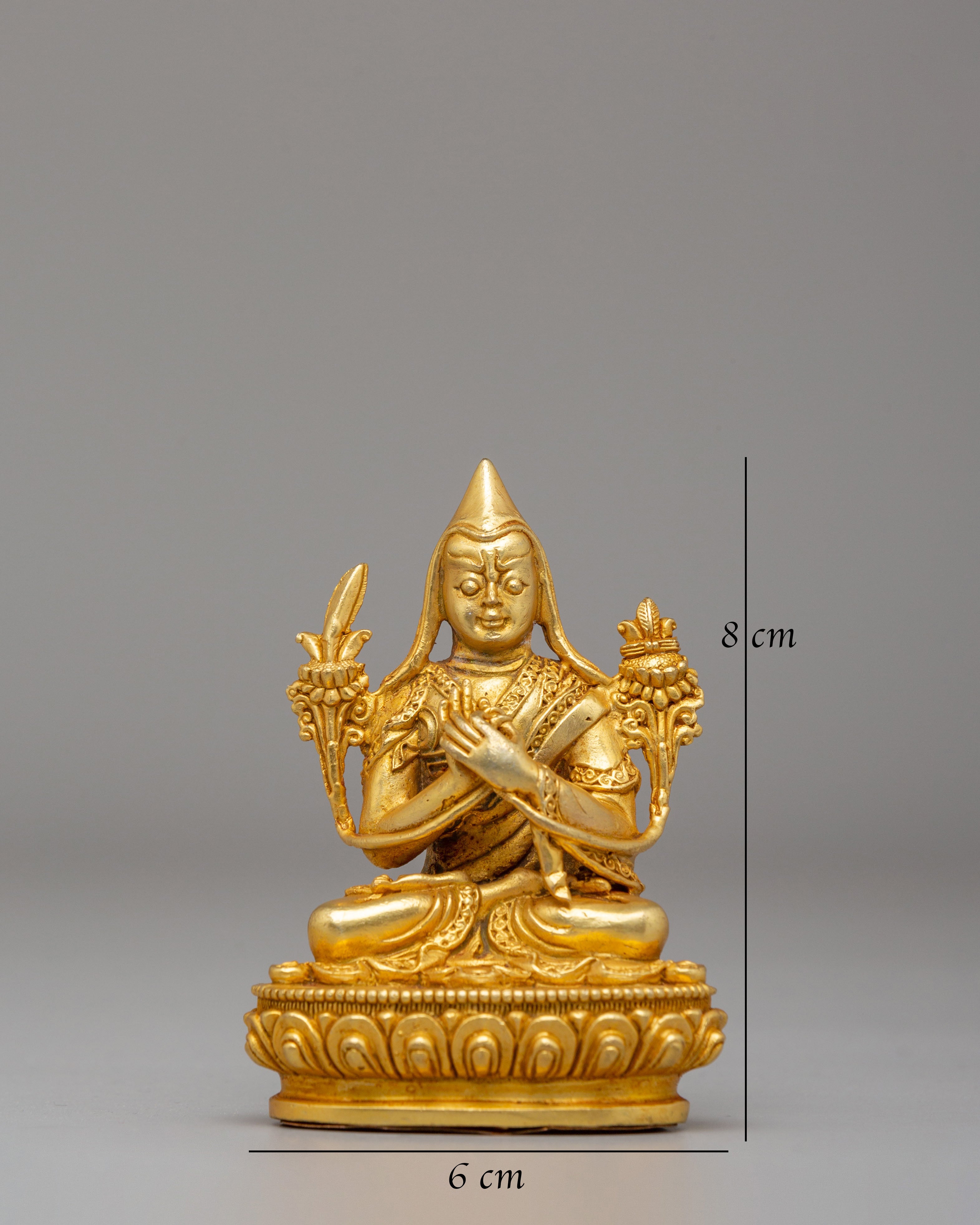 Tibetan Altar Tsongkhapa Statue | Sacred Buddhist Decor