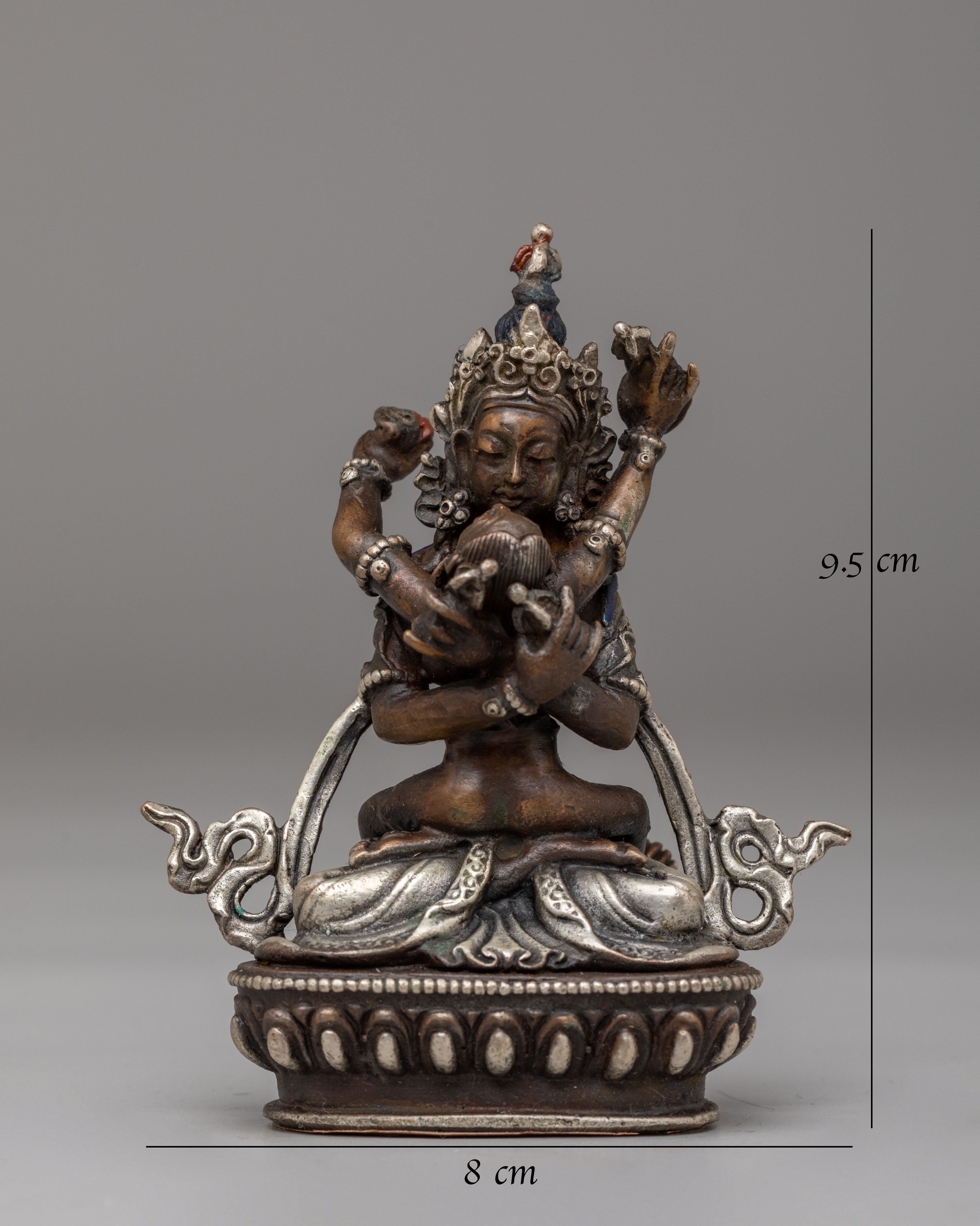 Spiritual Vajradhara With Consort Statue | Symbolizing Unification and Enlightenment