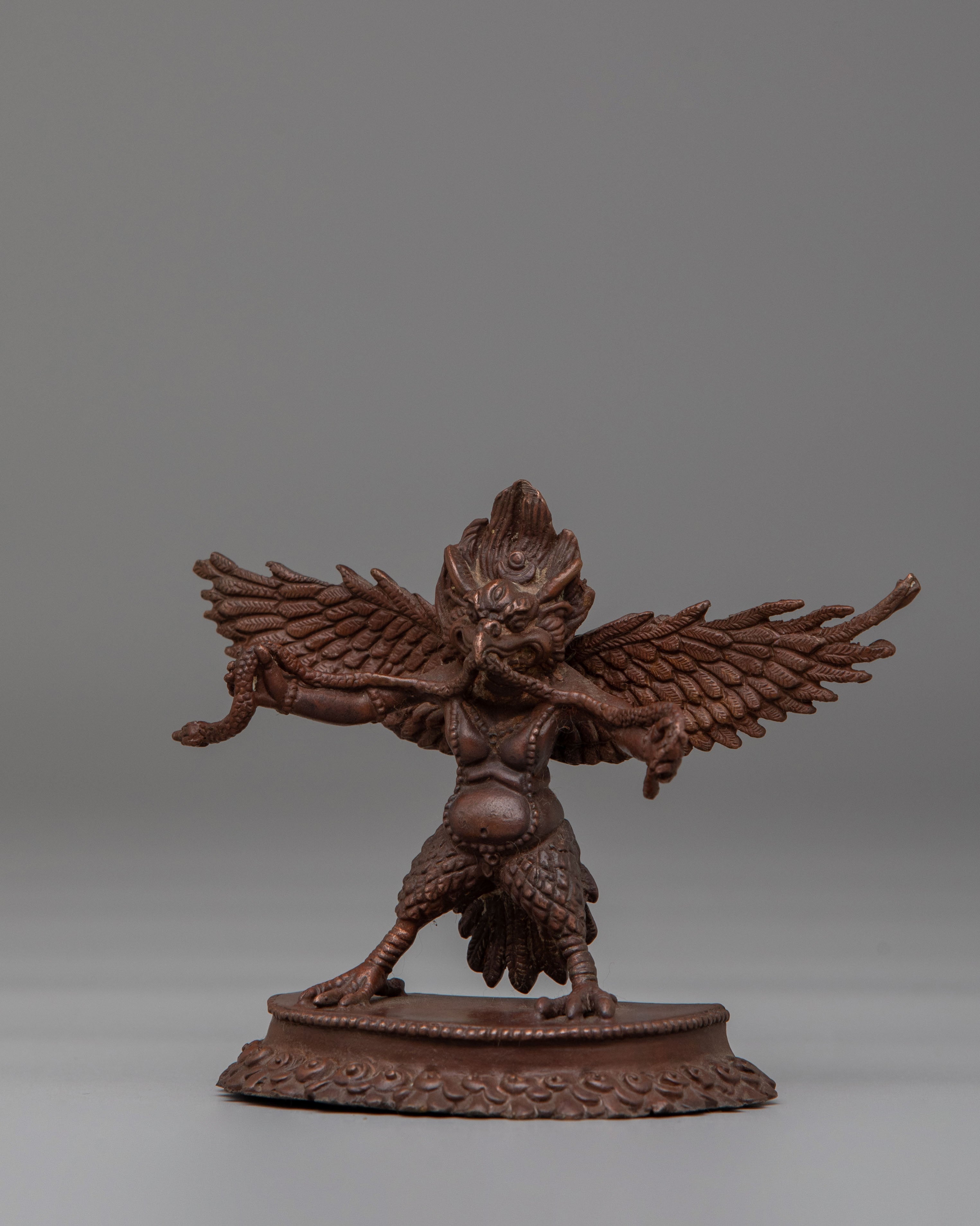 Tibetan Sacred Garuda Statue | Mythical Bird Deity of Wisdom and Protection