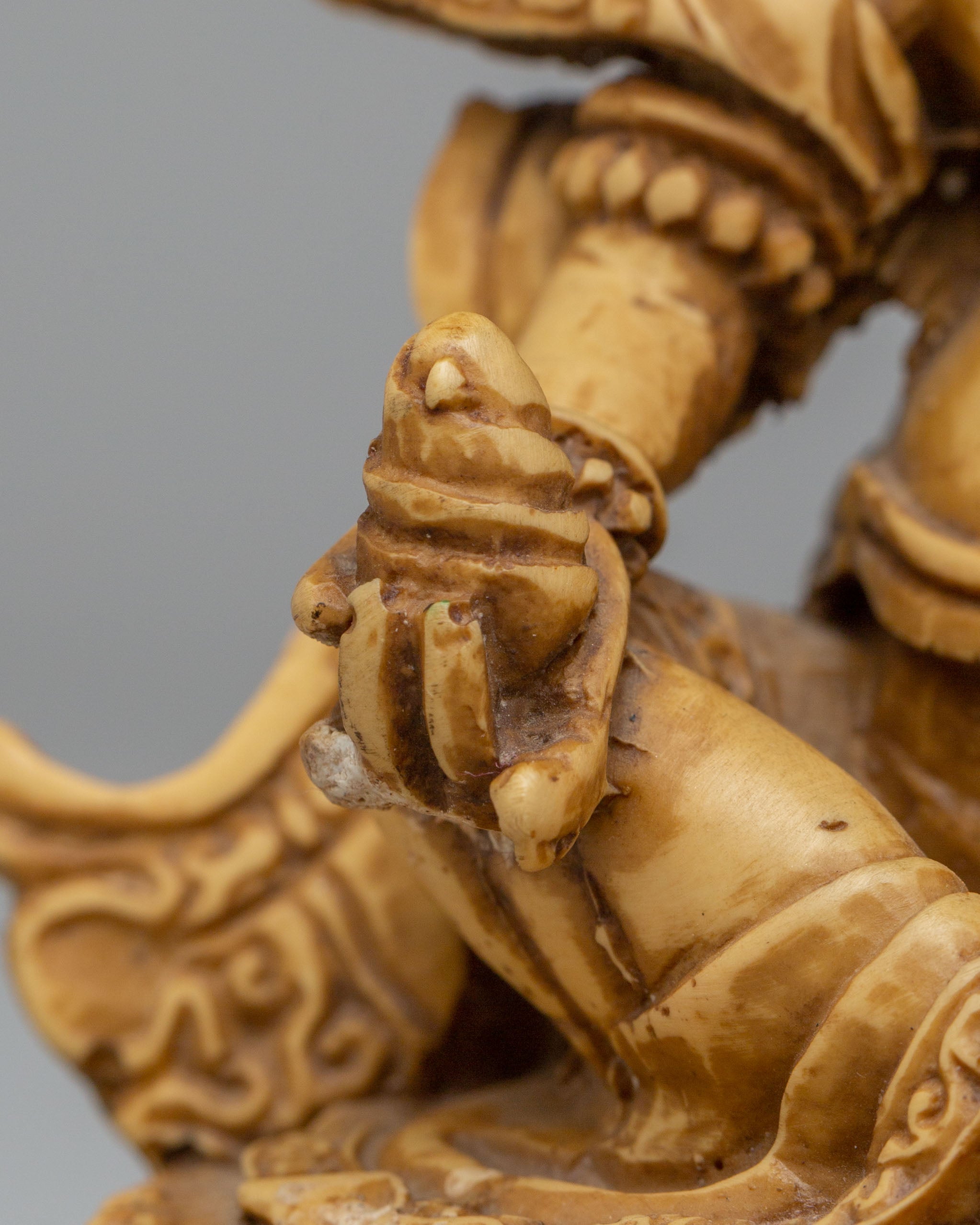 Wealth Dzambhala Deity Statue | Buddhist Prosperity & Abundance Sculpture