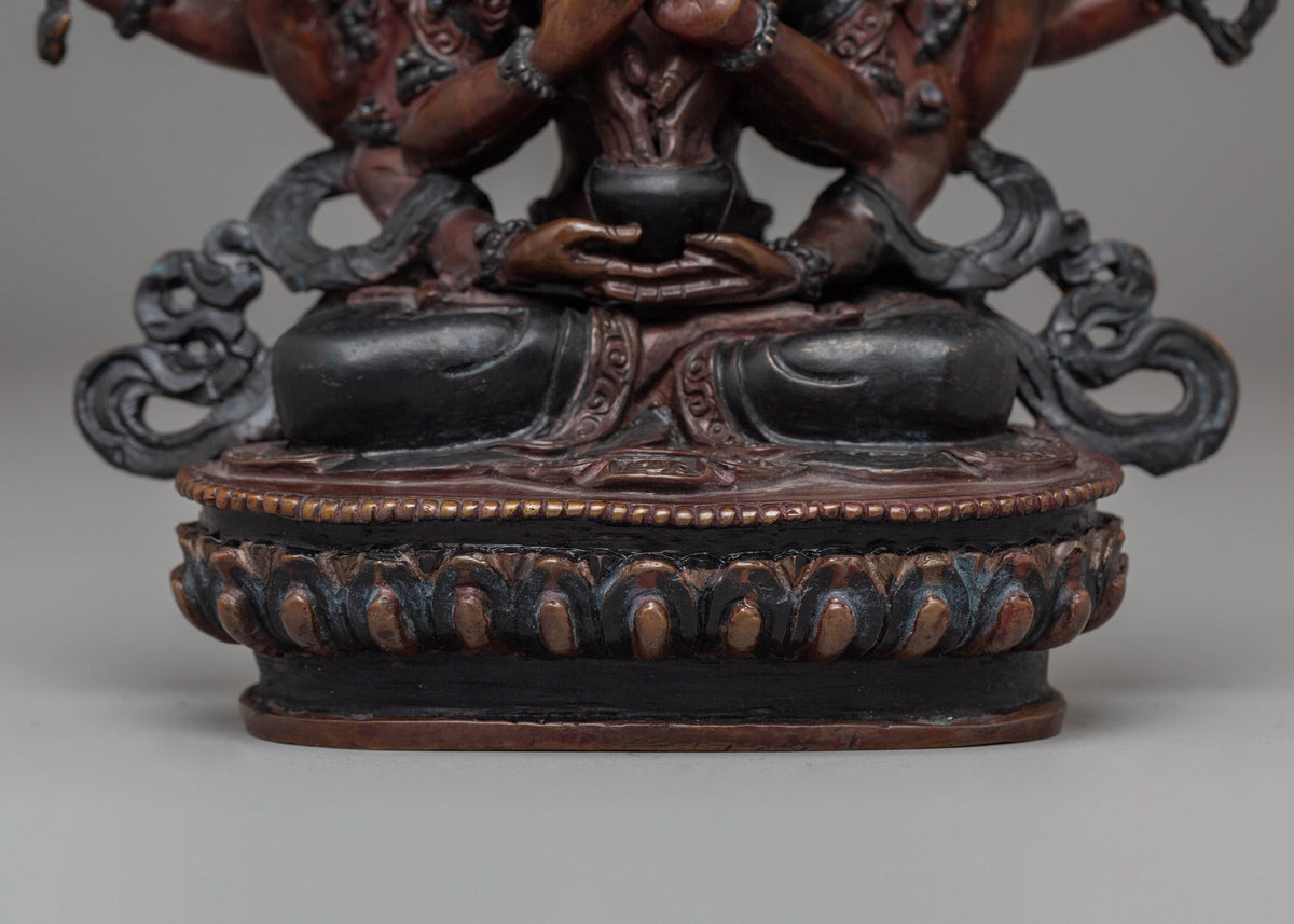 Handcrafted Namasangiti Sculpture | Embodiment of Primordial Wisdom
