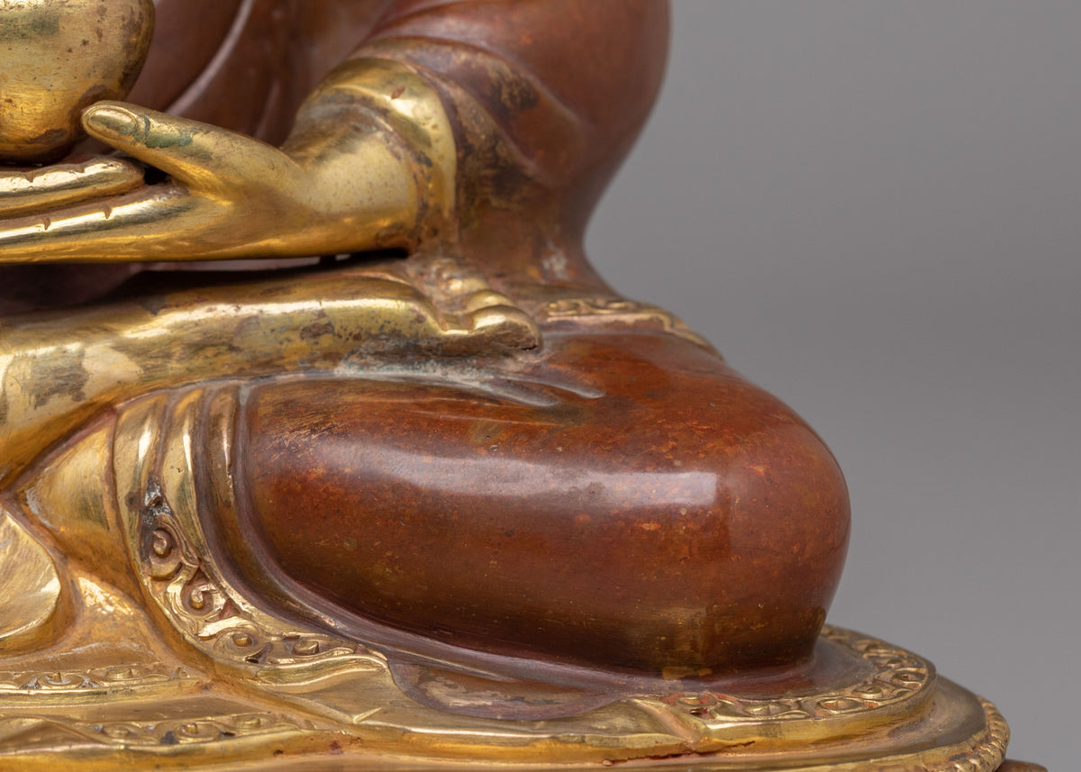 Pure Land Amitabha Buddha Altar Statue | Spiritual Decor for Meditation