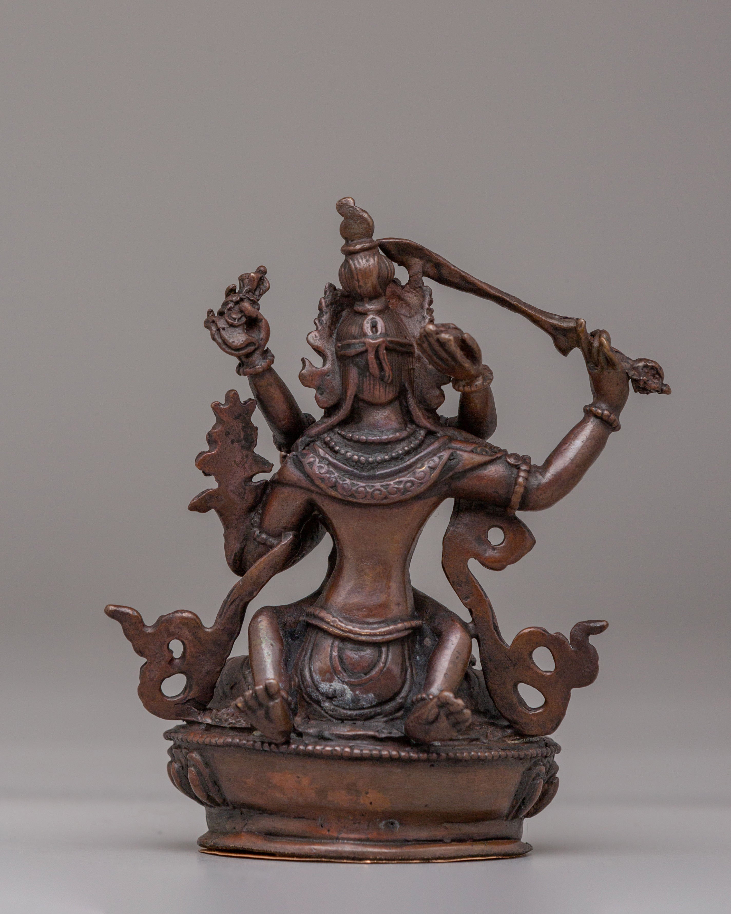 Manjushri With Consort Sculpture | Symbol of Wisdom