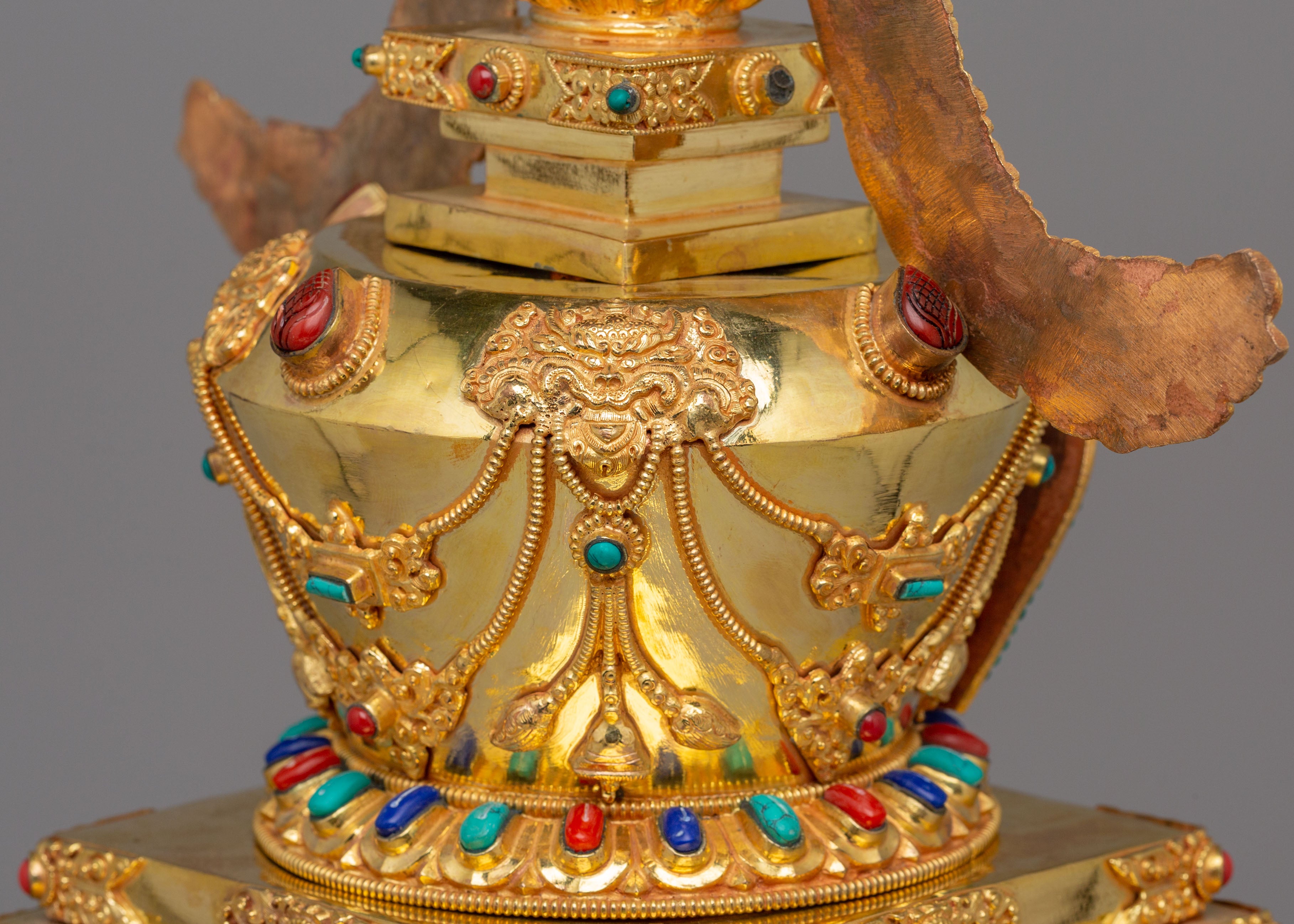 Handcrafted Ritual Enlightenment Stupa | Symbol of Peace & Spiritual Growth