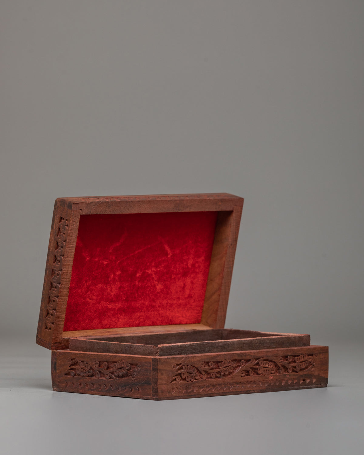 Buddhist Offering Treasure Box | Handcrafted Wooden Sacred Storage Box