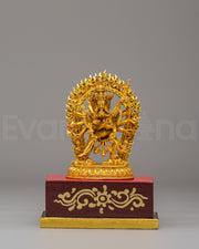 Tibetan Chakrasamvara with Consort Statue 