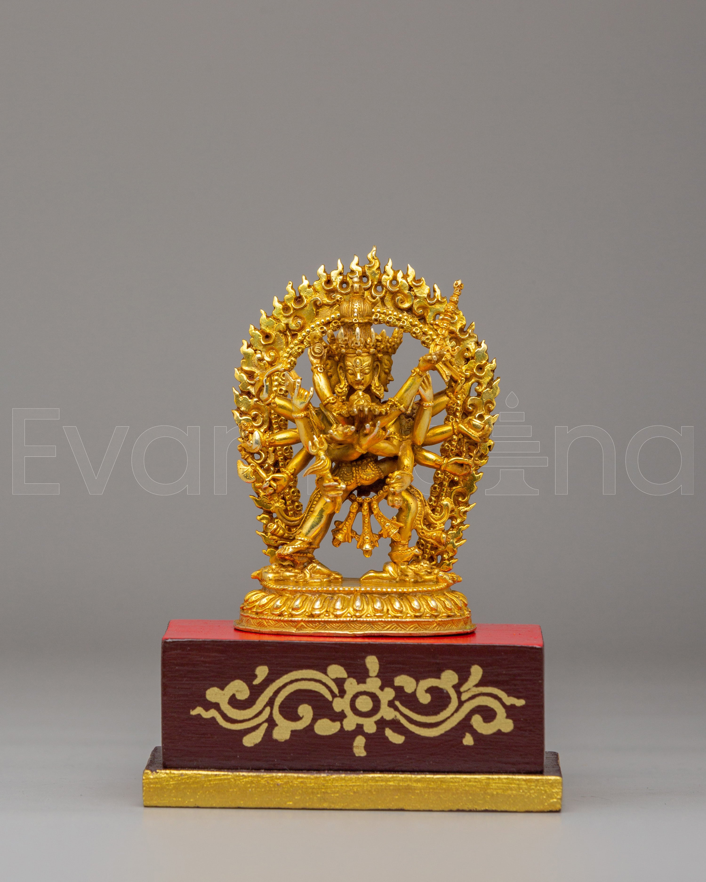 Tibetan Chakrasamvara with Consort Statue 