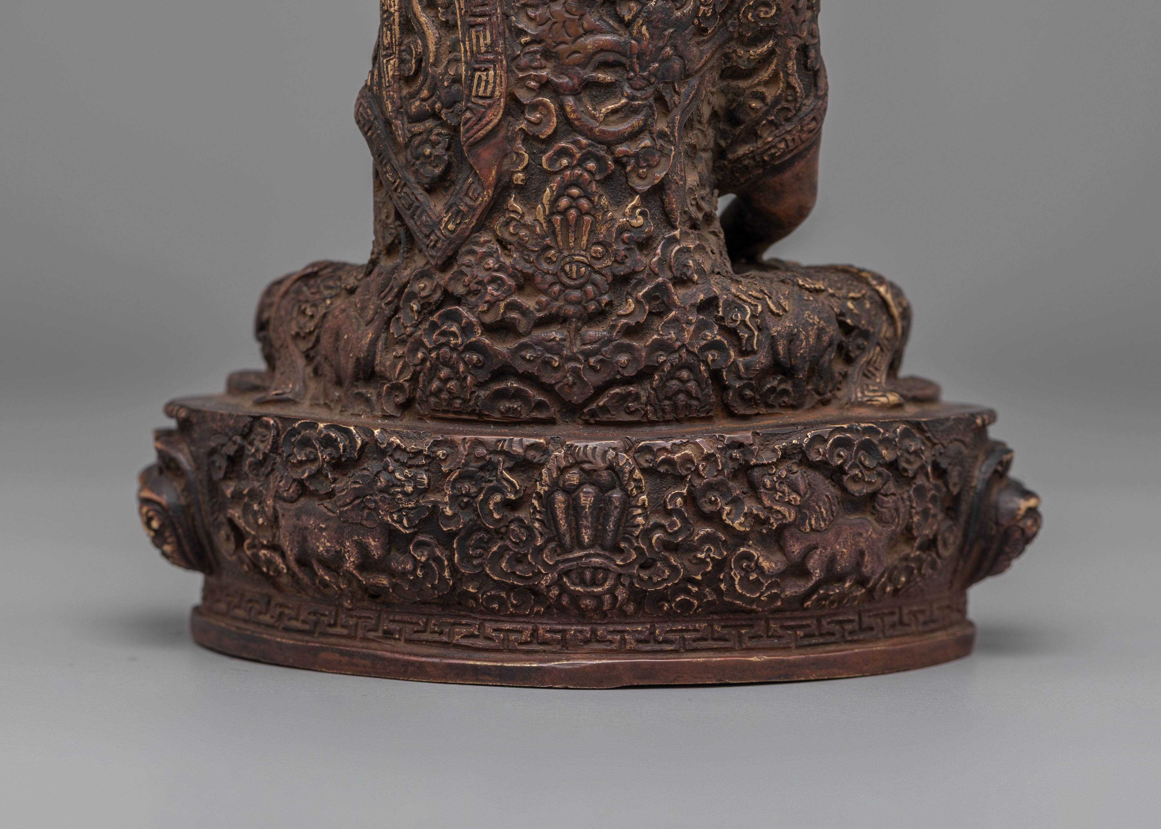 Amitabha Buddha Altar Statue | Handcrafted Brass Sculpture for Meditation & Blessings