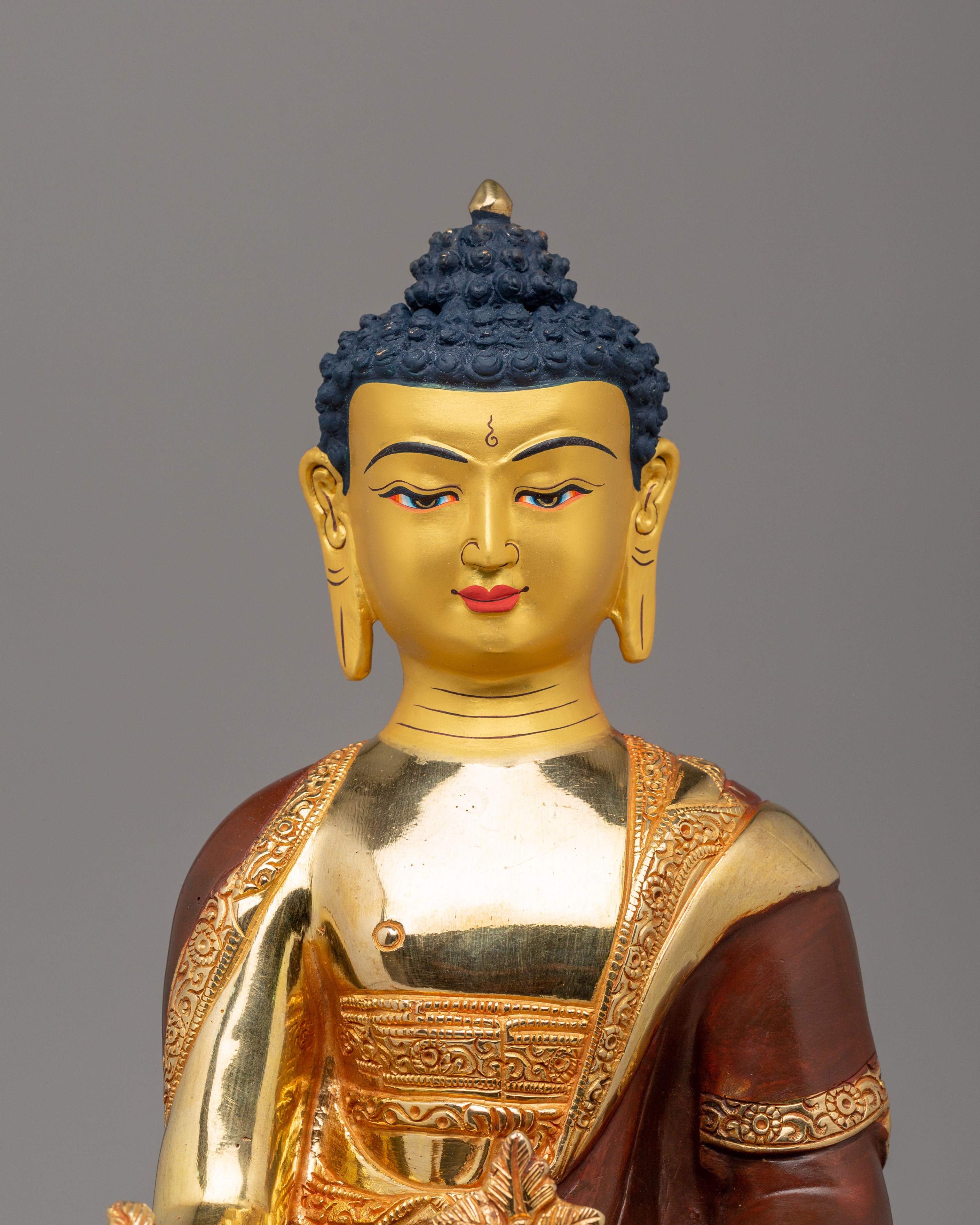 Bhaisajyaguru Healing Buddha Figurine | Tibetan Medicine Buddha Sculpture
