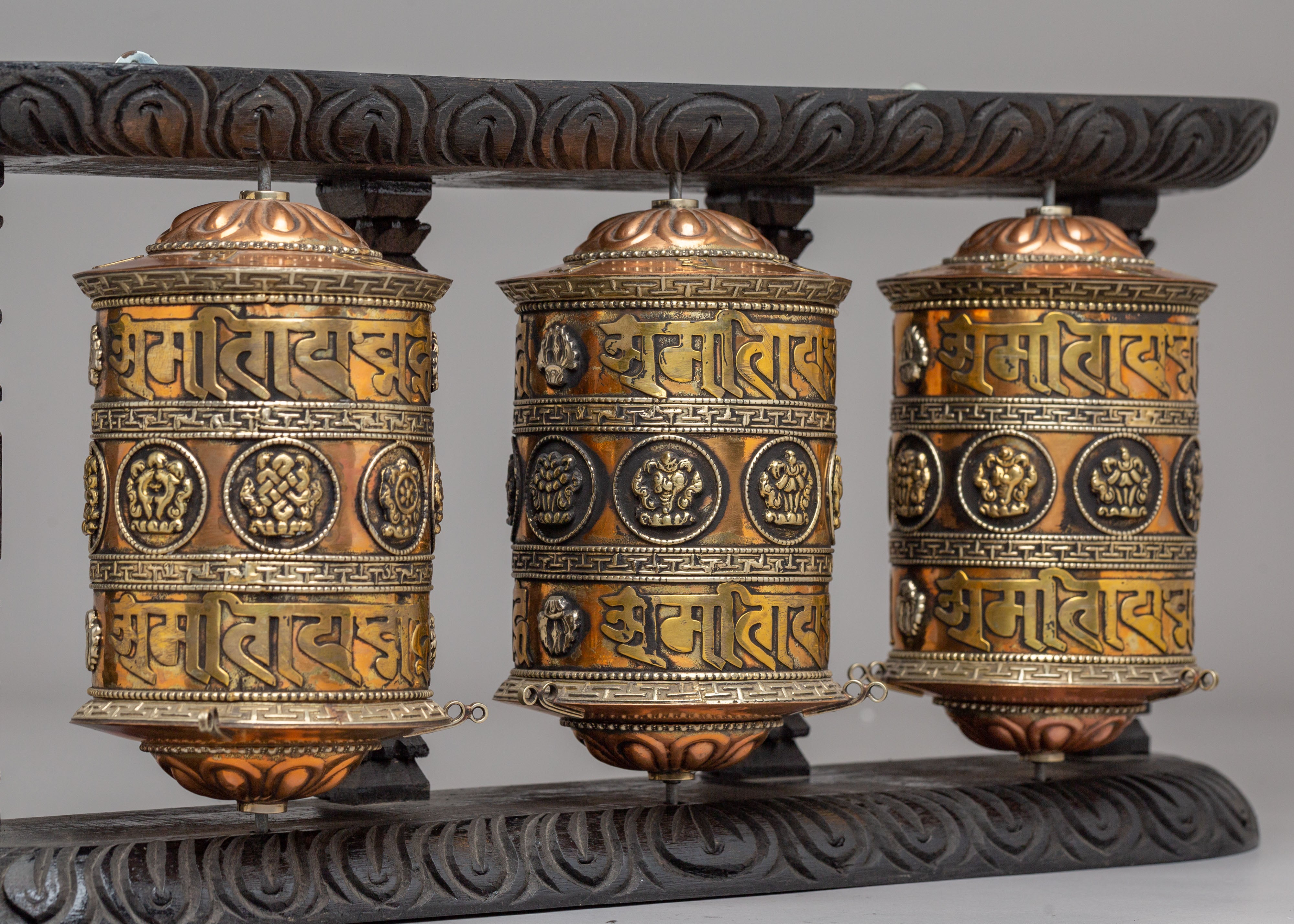 Handmade Mantra Prayer Wheel | Meditation Tool for Inner Peace