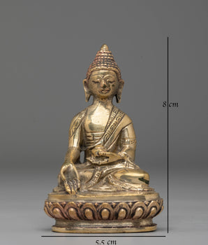 Handcrafted Buddhist Ratnasambhava Statue | Tibetan Deity of Wealth