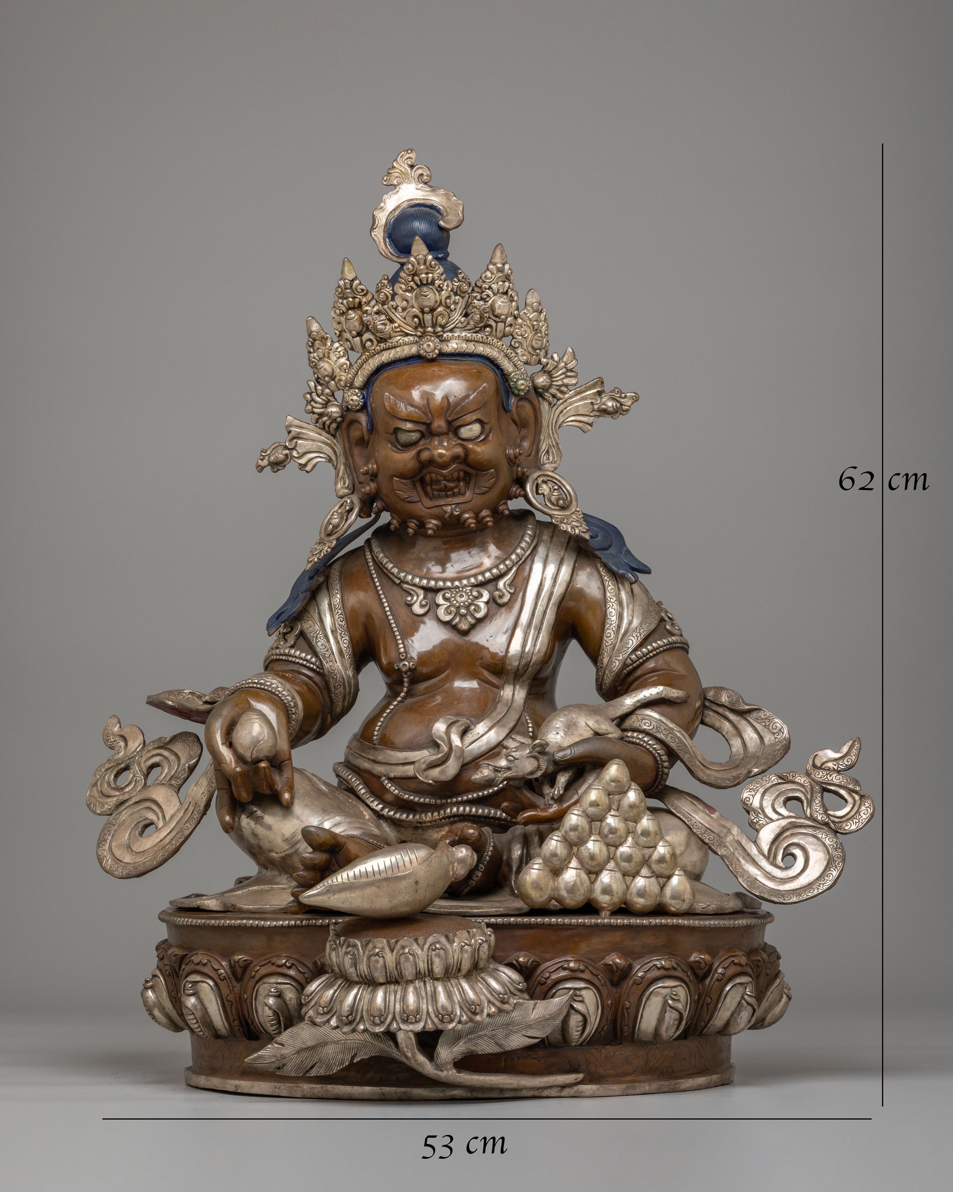 Sacred Dzambhala Statue for Wealth | Traditional Buddhist Art