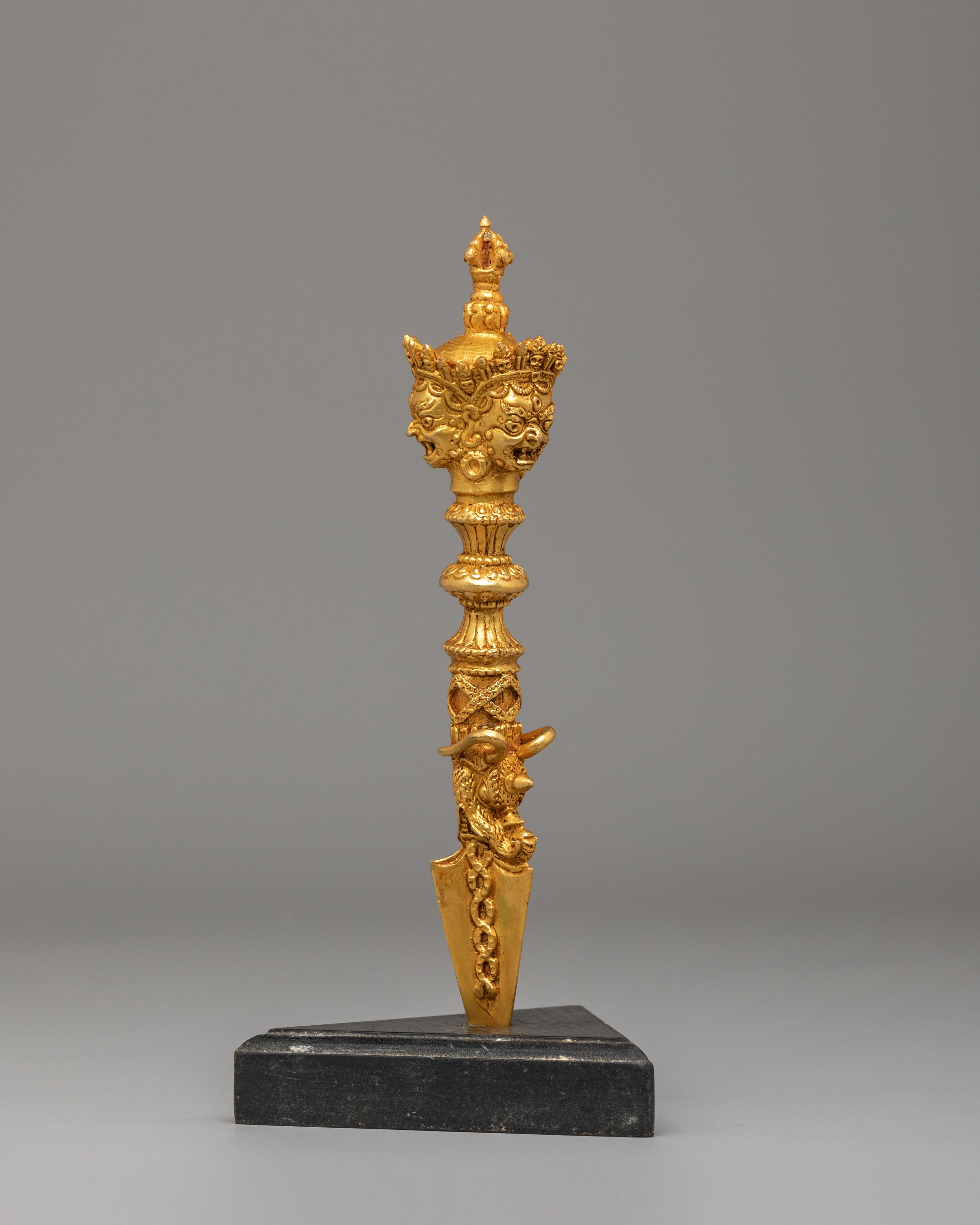 Traditional Tibetan Ritual Dagger Phurba | Sacred Tool for Spiritual Practice