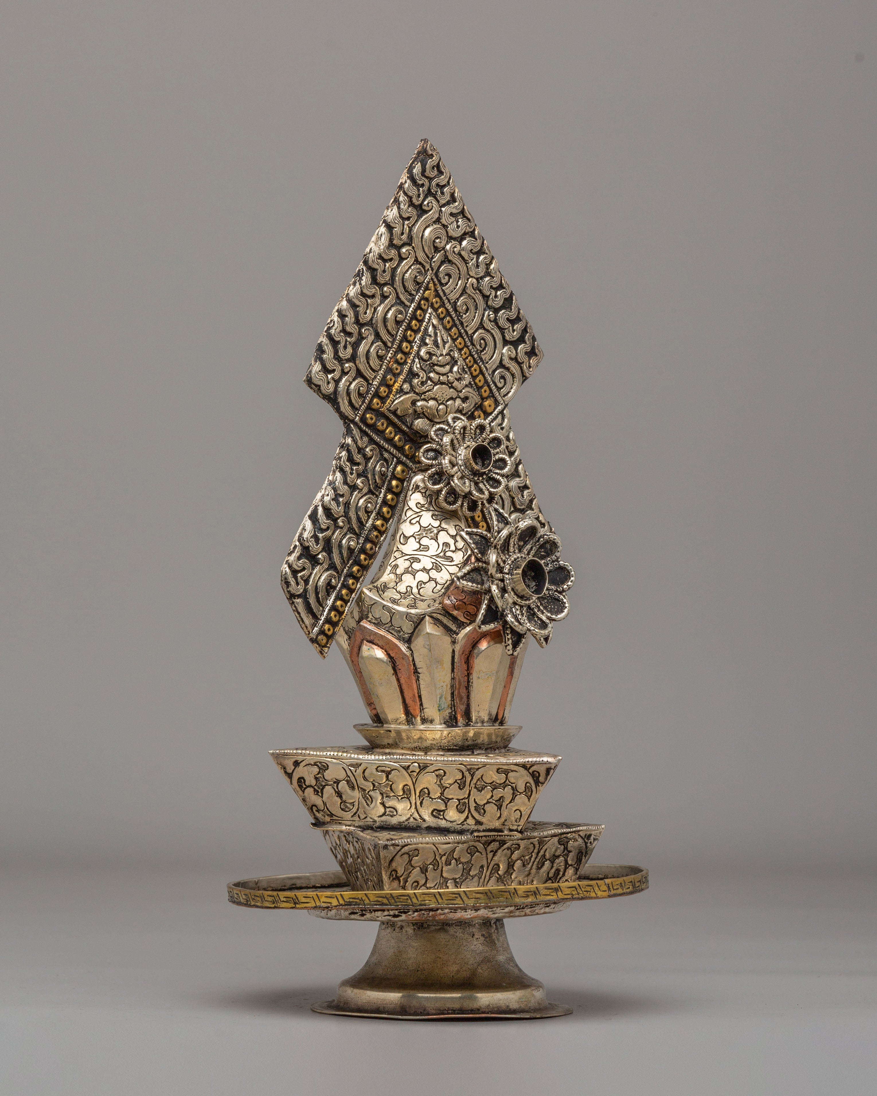 Tibetan Serkyem for Altar Rituals | Offering Vessels for Ritual Ceremonies