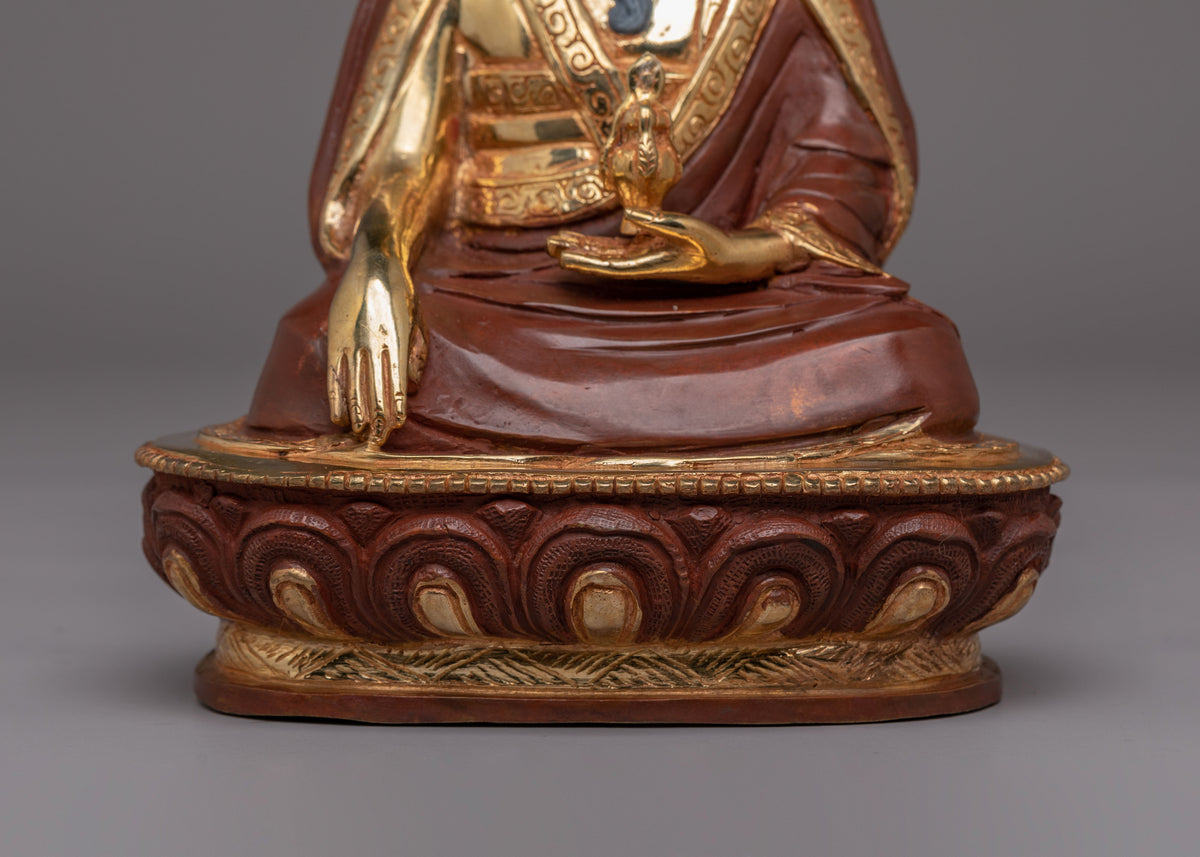 Handcrafted Sacred Guru Shapdum Statue | A Symbol of Divine Guidance