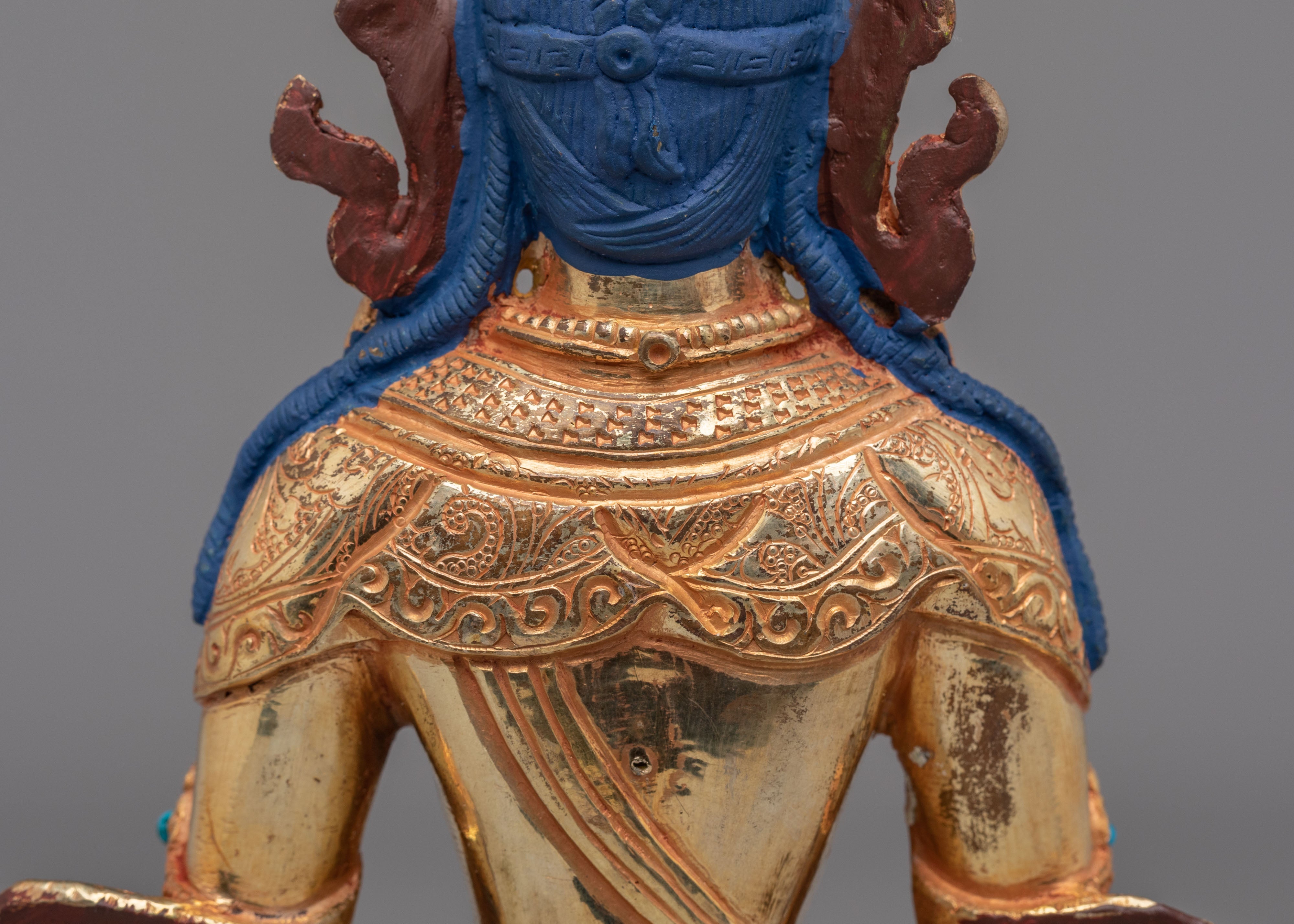 Long Life Amitayus Buddha Figure | Traditional Buddhist Artwork