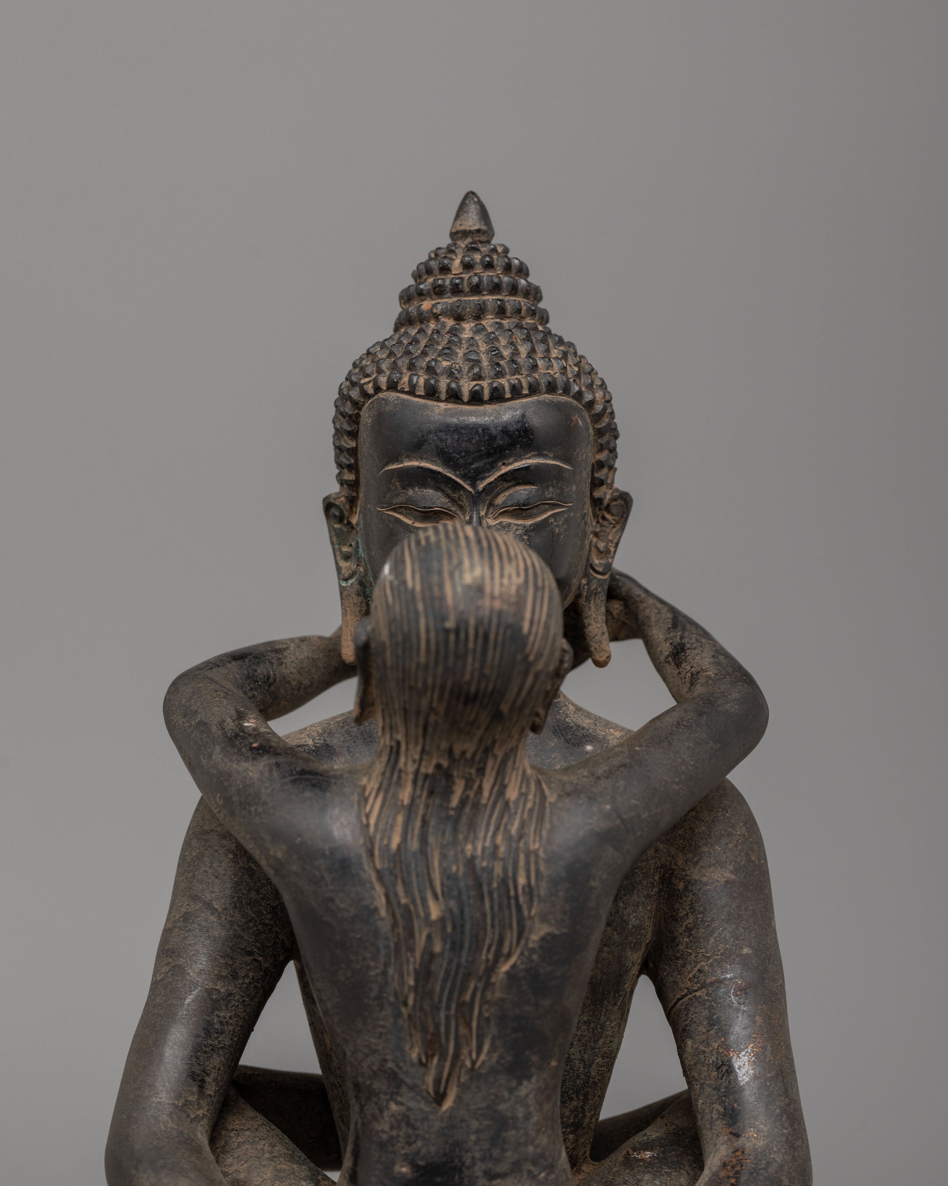 Samantabhadra With Consort Altar Statue | Vajrayana Buddhist Art