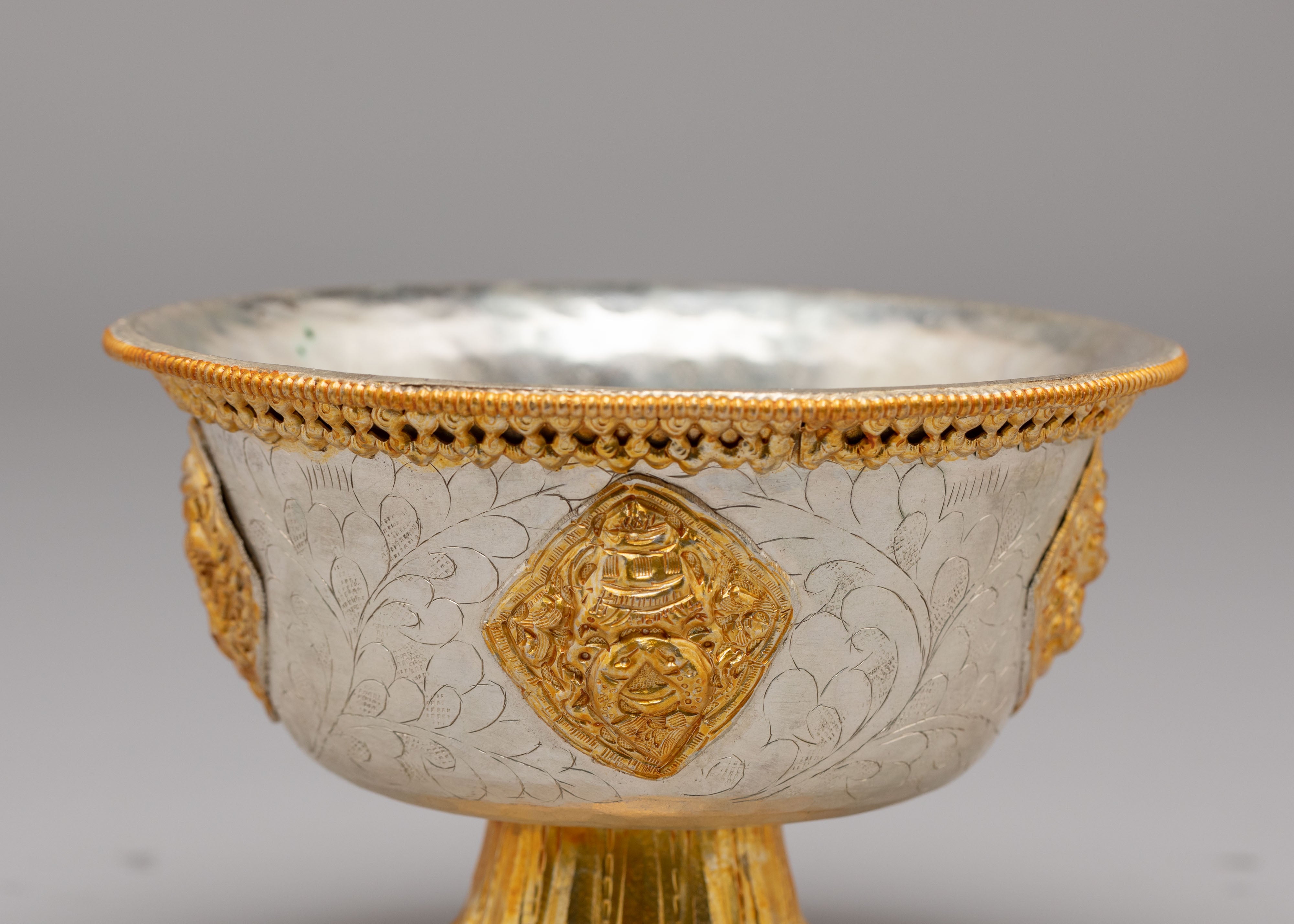 Tibetan Altar Offering Bowl Set | Buddhist Meditation Decor