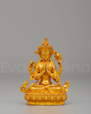 Machine-Made Chenrezig Statue