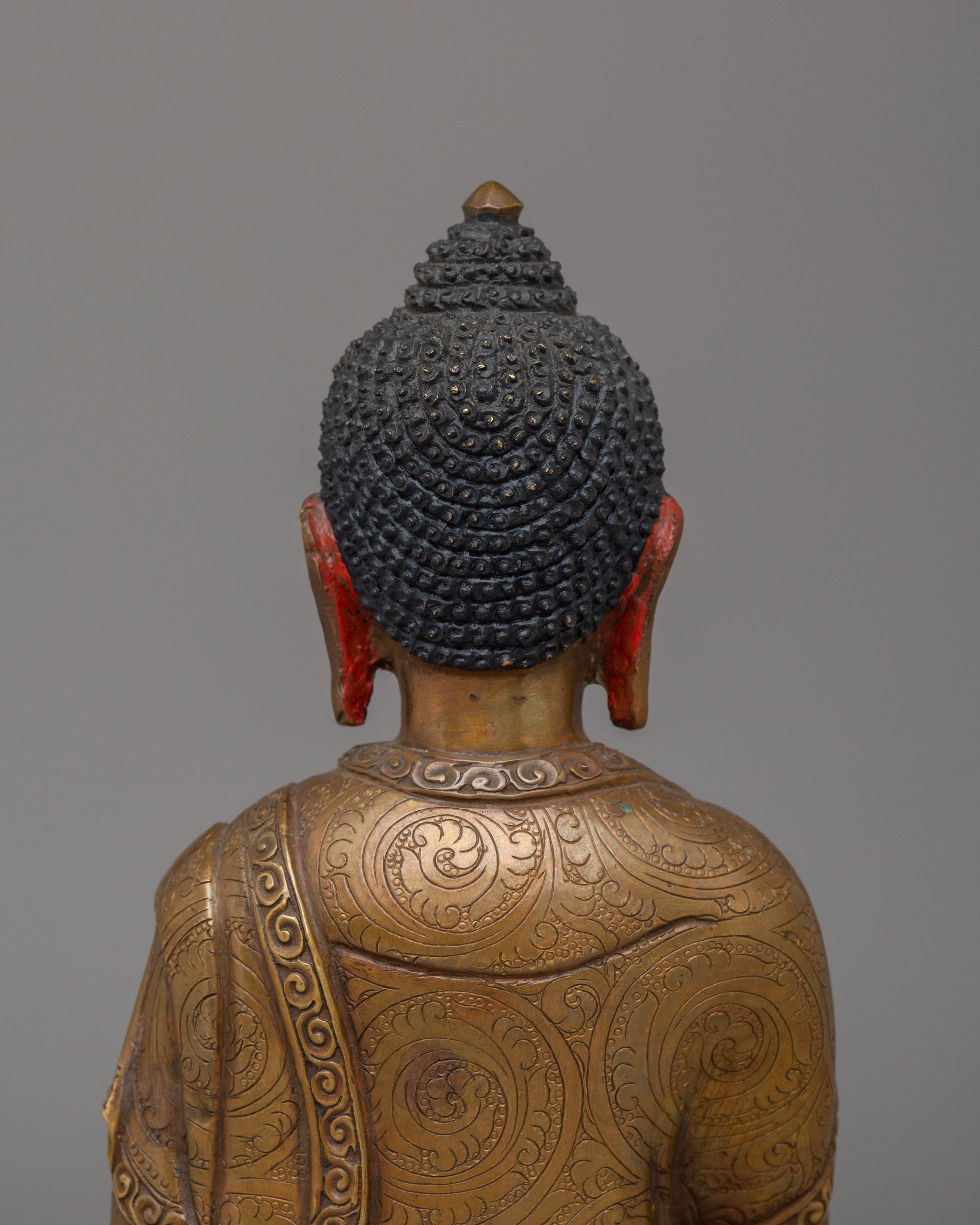 Himalayan Statue of Buddha Shakyamuni | Spiritual Copper Statue