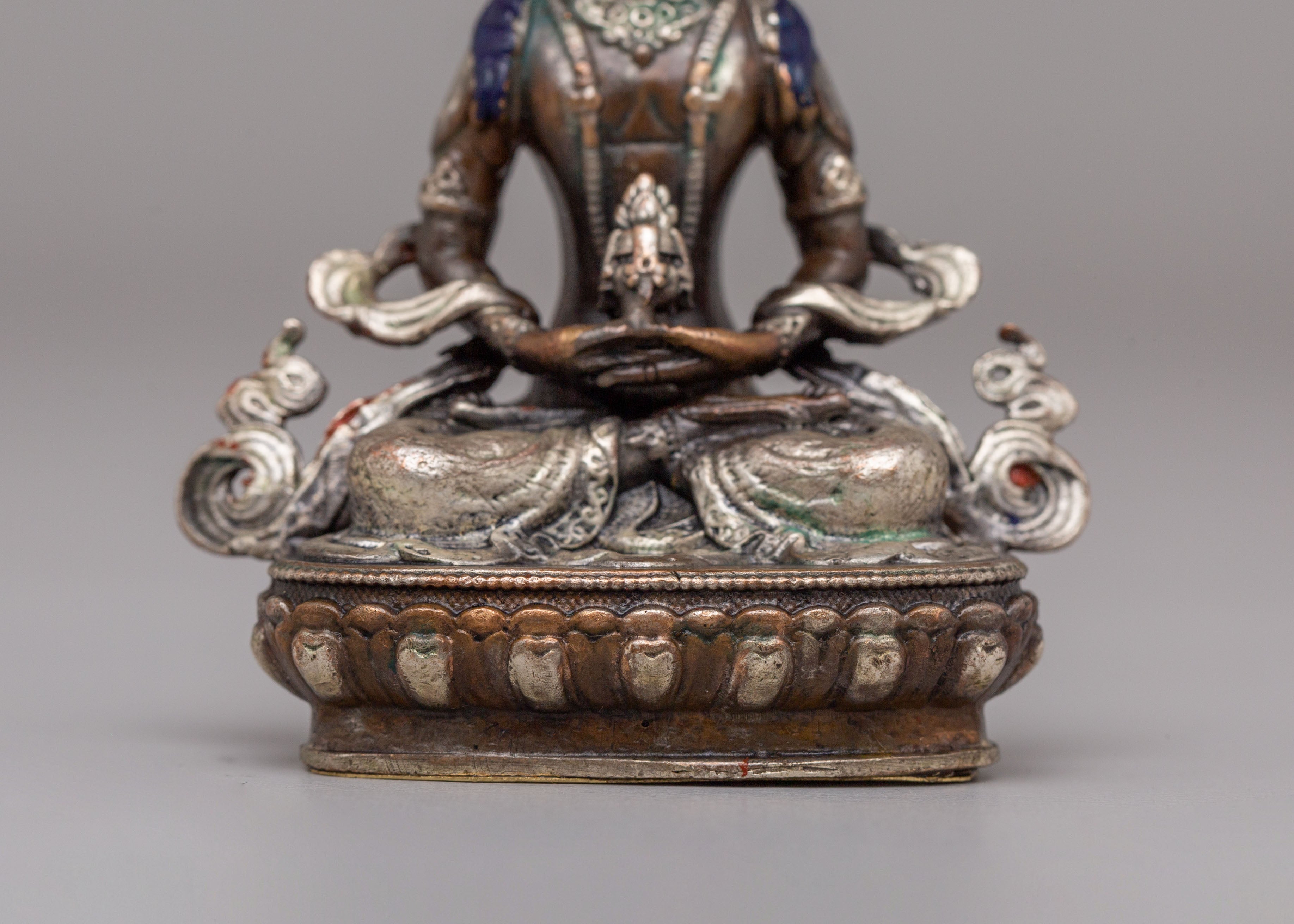 Himalayan Amitayus Altar Statue | Meditation & Spiritual Growth