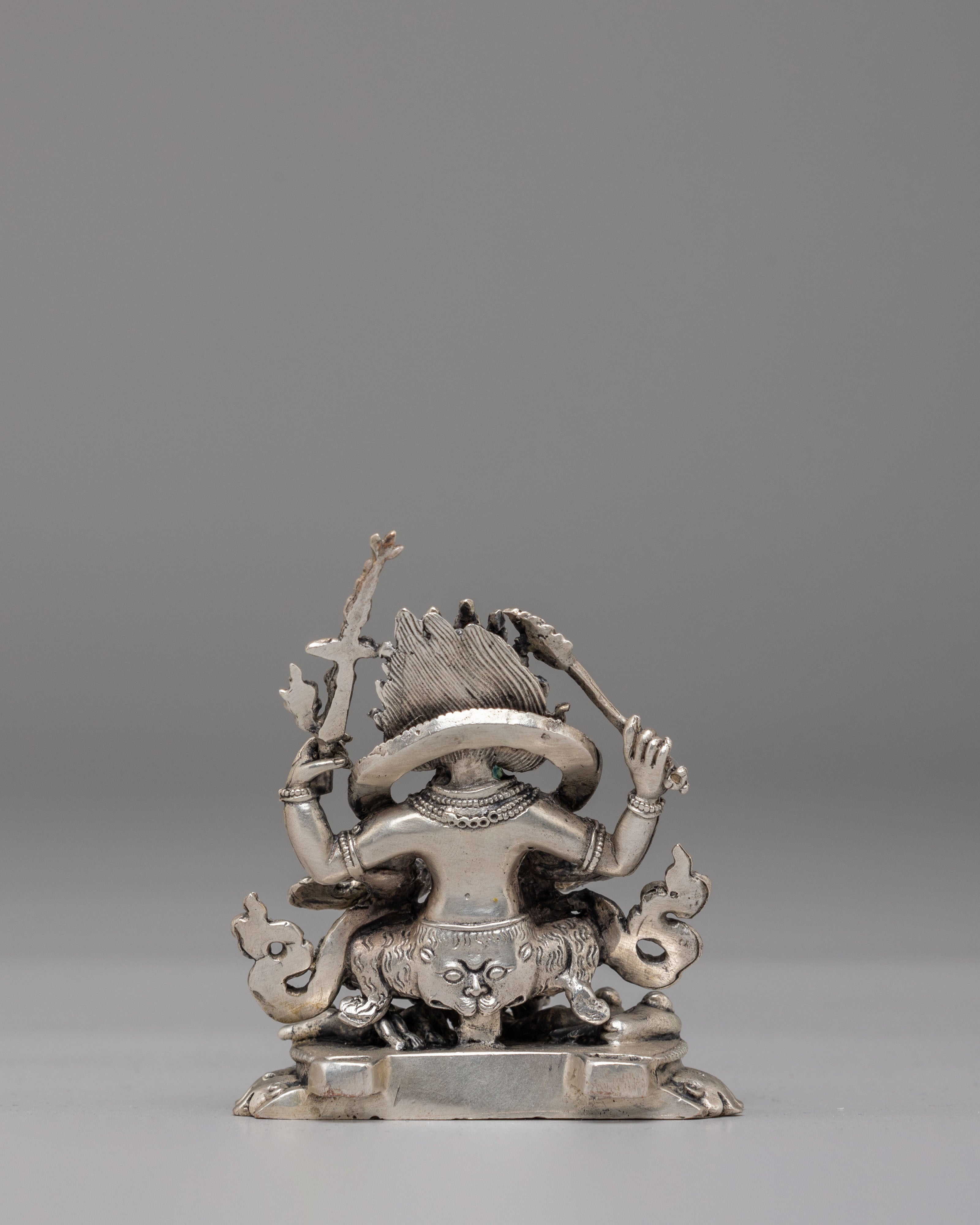 Four-Armed Mahakala Statue | The Protector Deity of Tibetan Buddhism