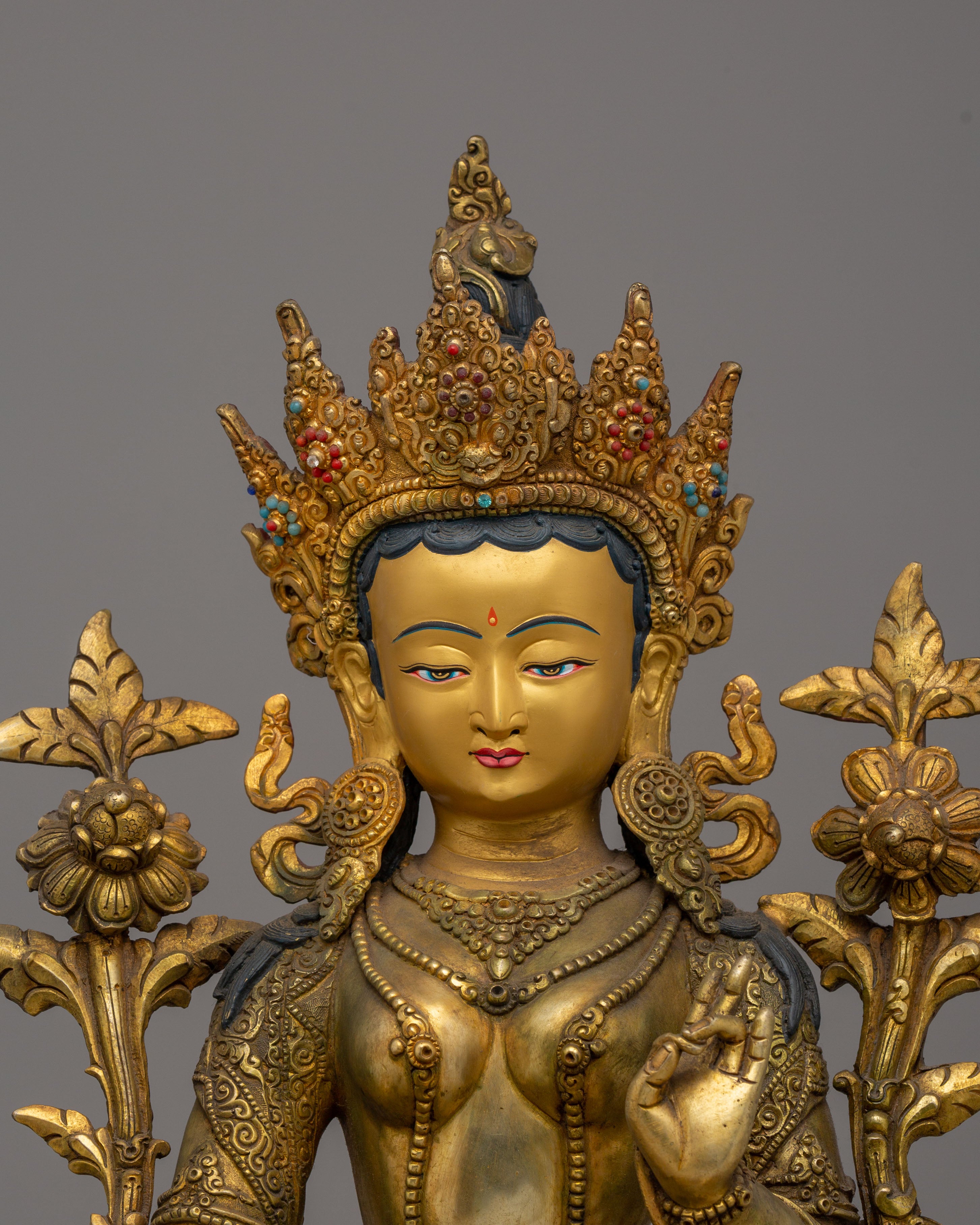 Sacred Green Tara Statue | Divine Feminine Energy for Healing