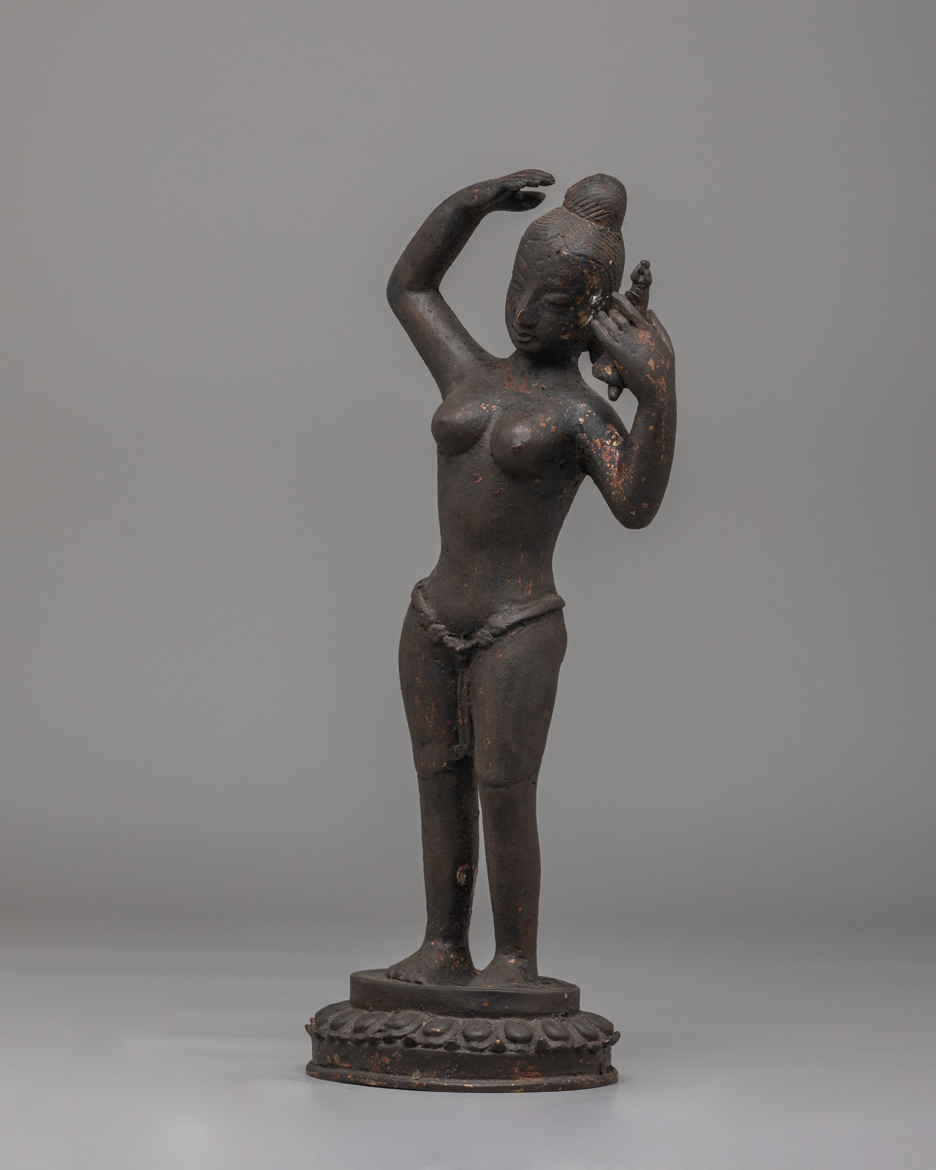 Dancing Yogini Goddess Statue | Spiritual Sculpture