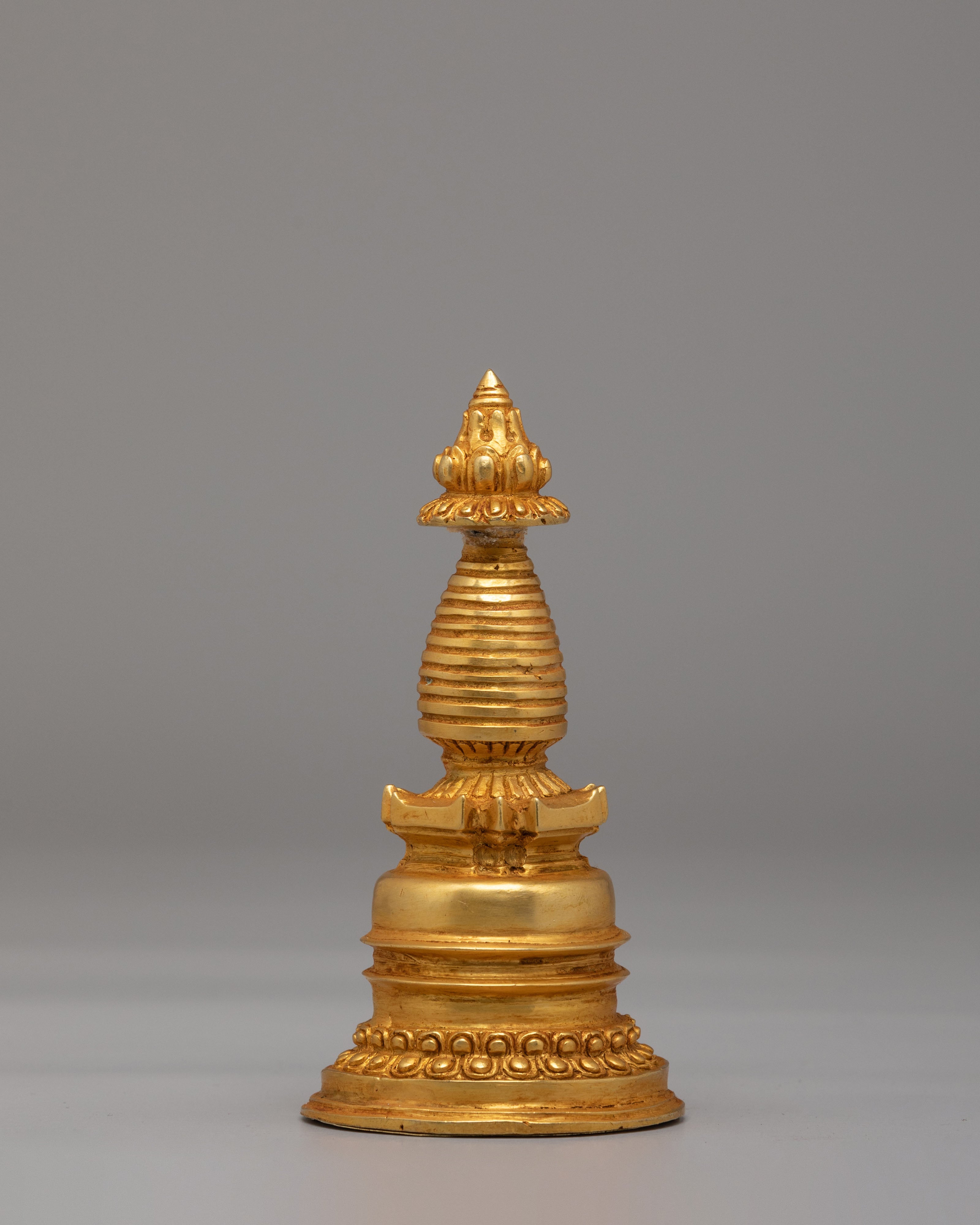 Kadampa Stupa Dharma Sacred Symbol | Copper Stupa for Spiritual Practice