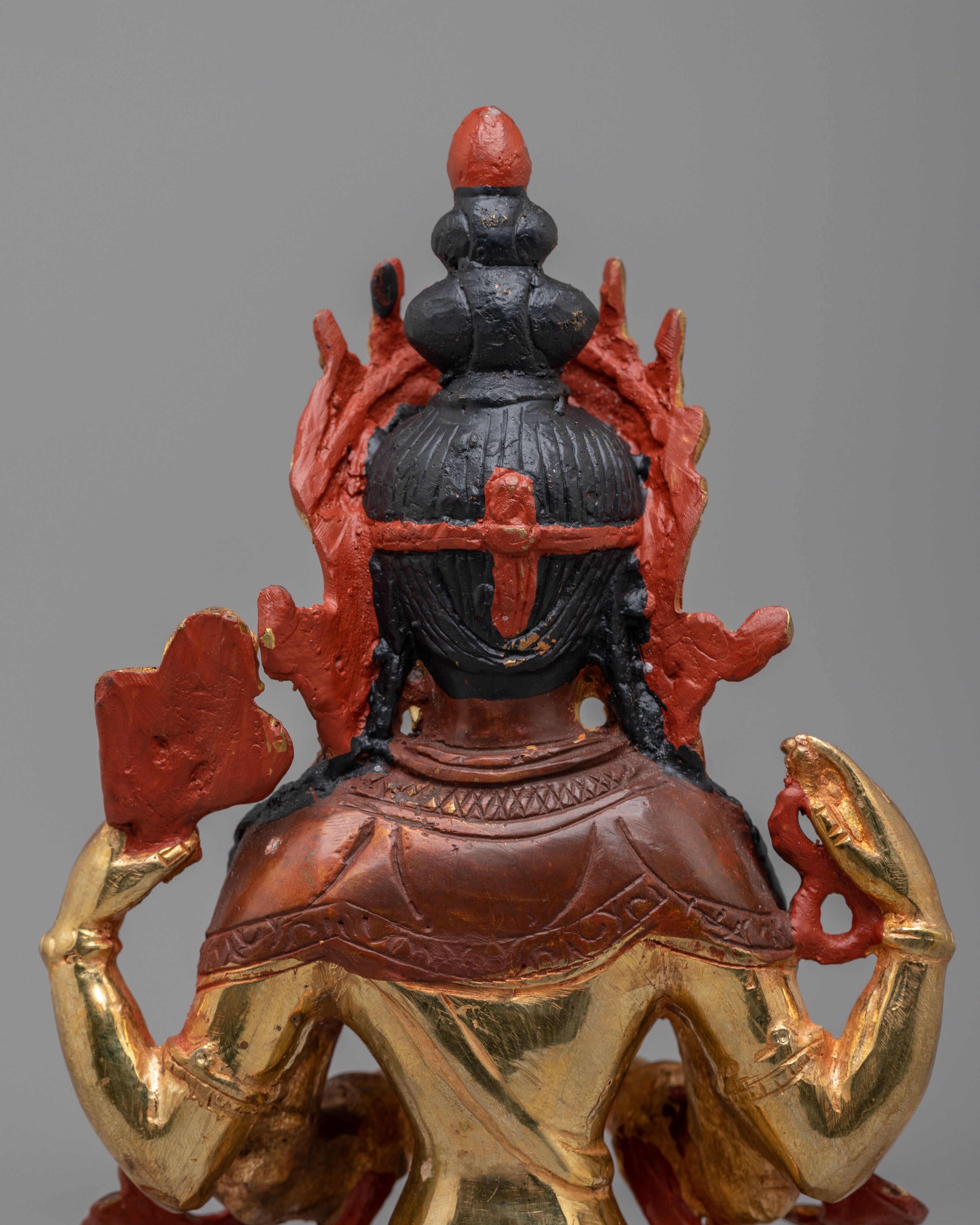 Buddhist Chenrezig Statue | Handcrafted Copper Statue for Meditation