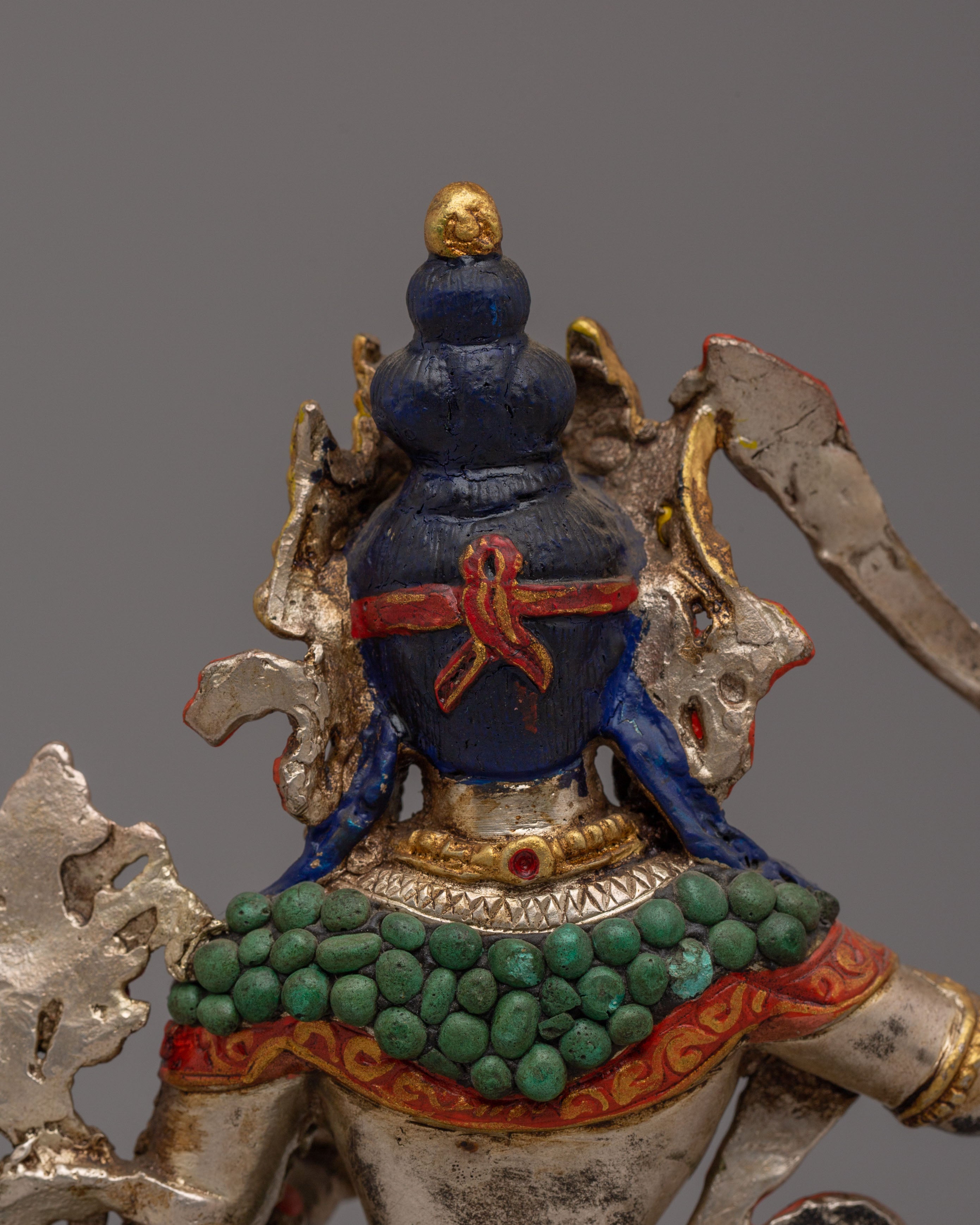 Sacred Handmade Manjushri Statue | Traditional Buddhist Artwork