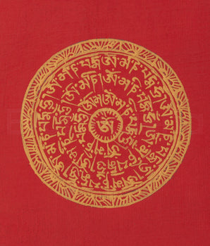 Handmade Mandala Thangka For Locket | Symbolic Art for Spiritual Protection