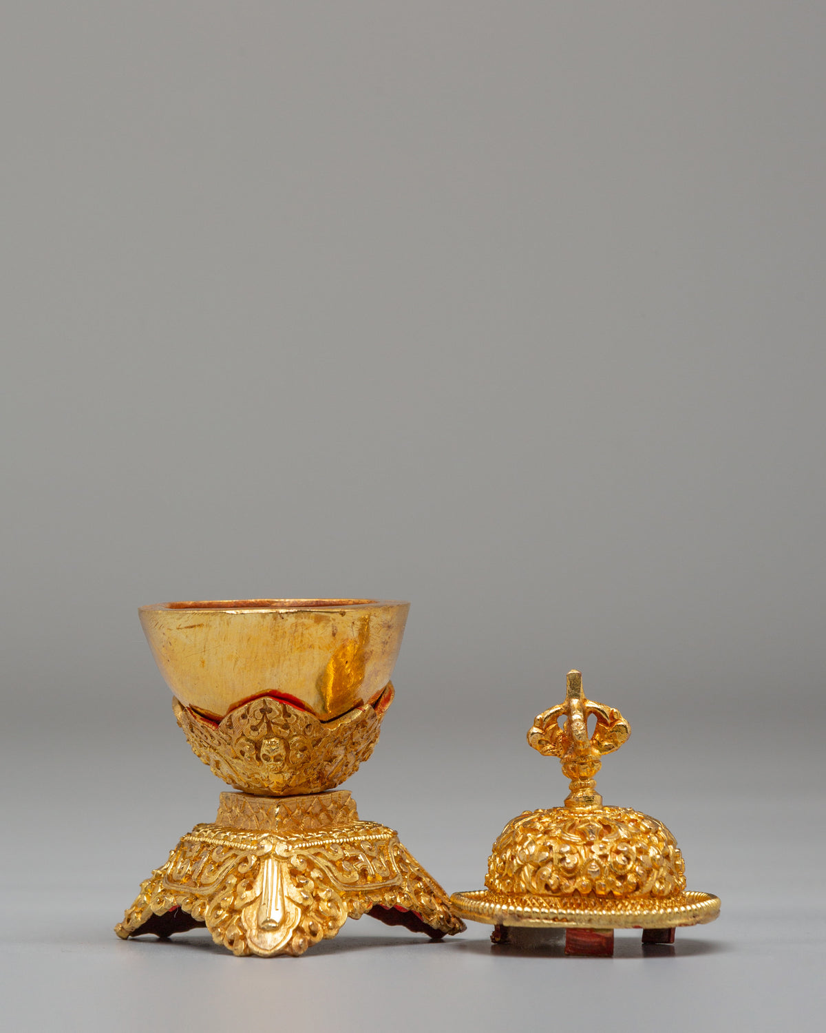 Buddhist Tantric Kapala Set Vessel | Ritual Offering Vessels