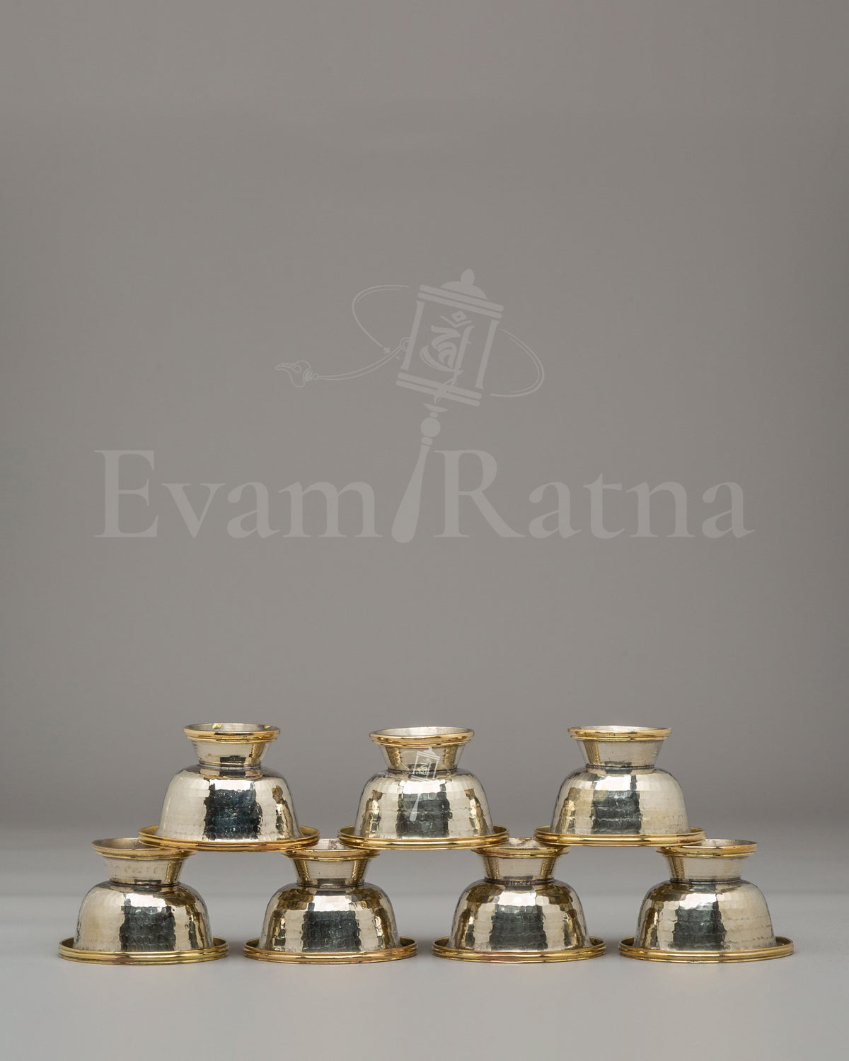 Seven Buddhist Offering Bowl Set