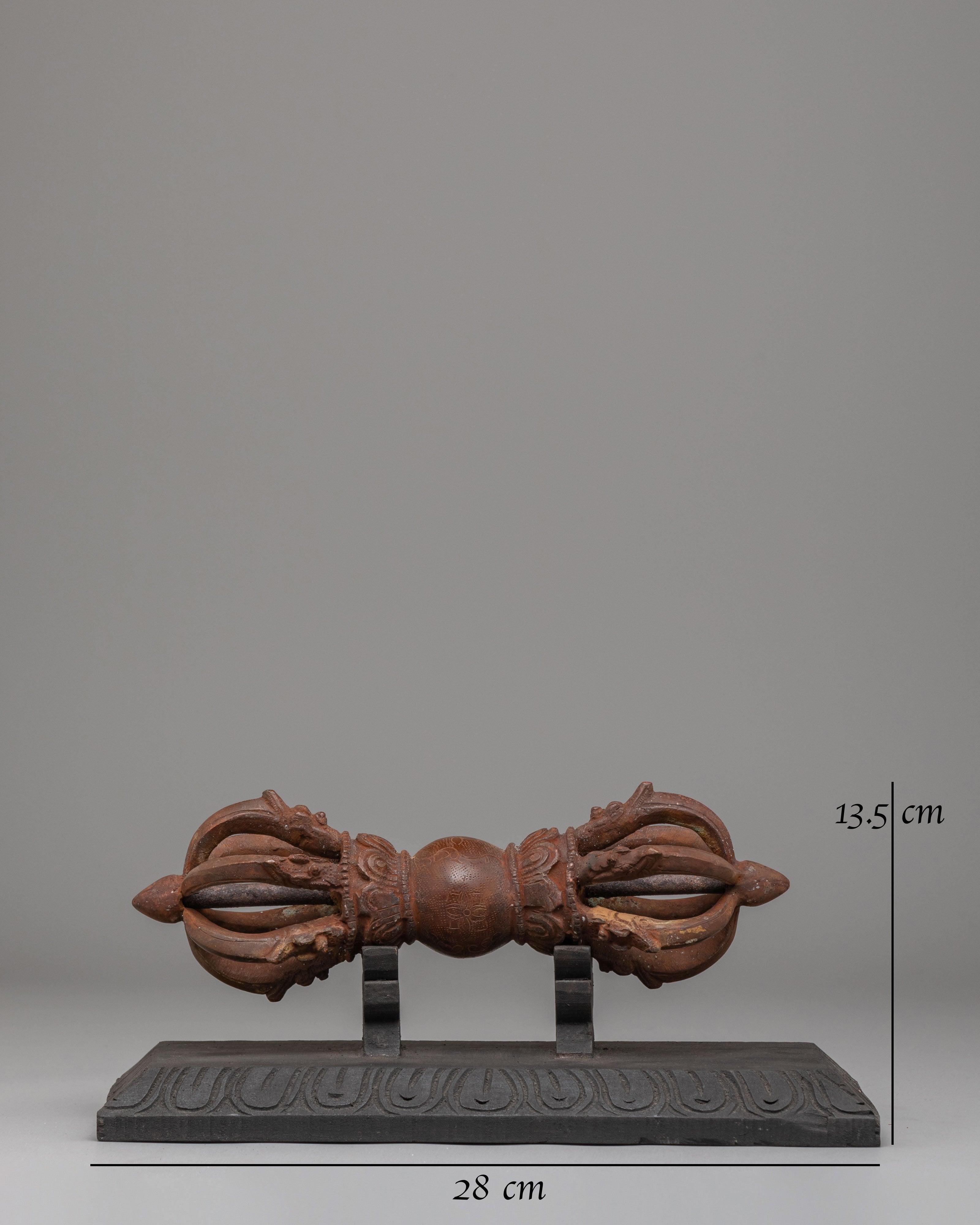 Handmade Shrine Vajra with Stand | Tibetan Ritual Tool
