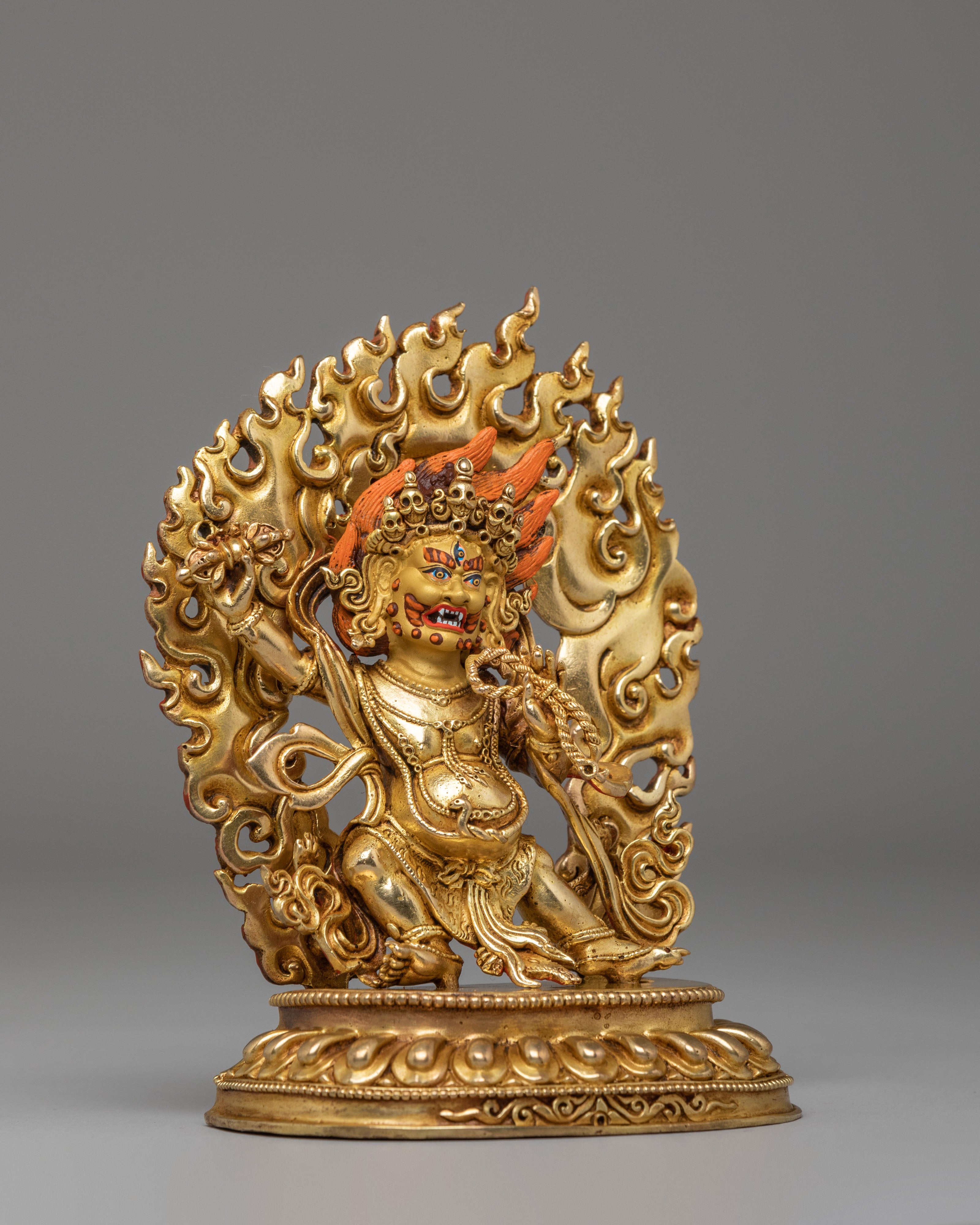 Machine Made Vajrapani Figurine | Buddhist Decor for Meditation Space