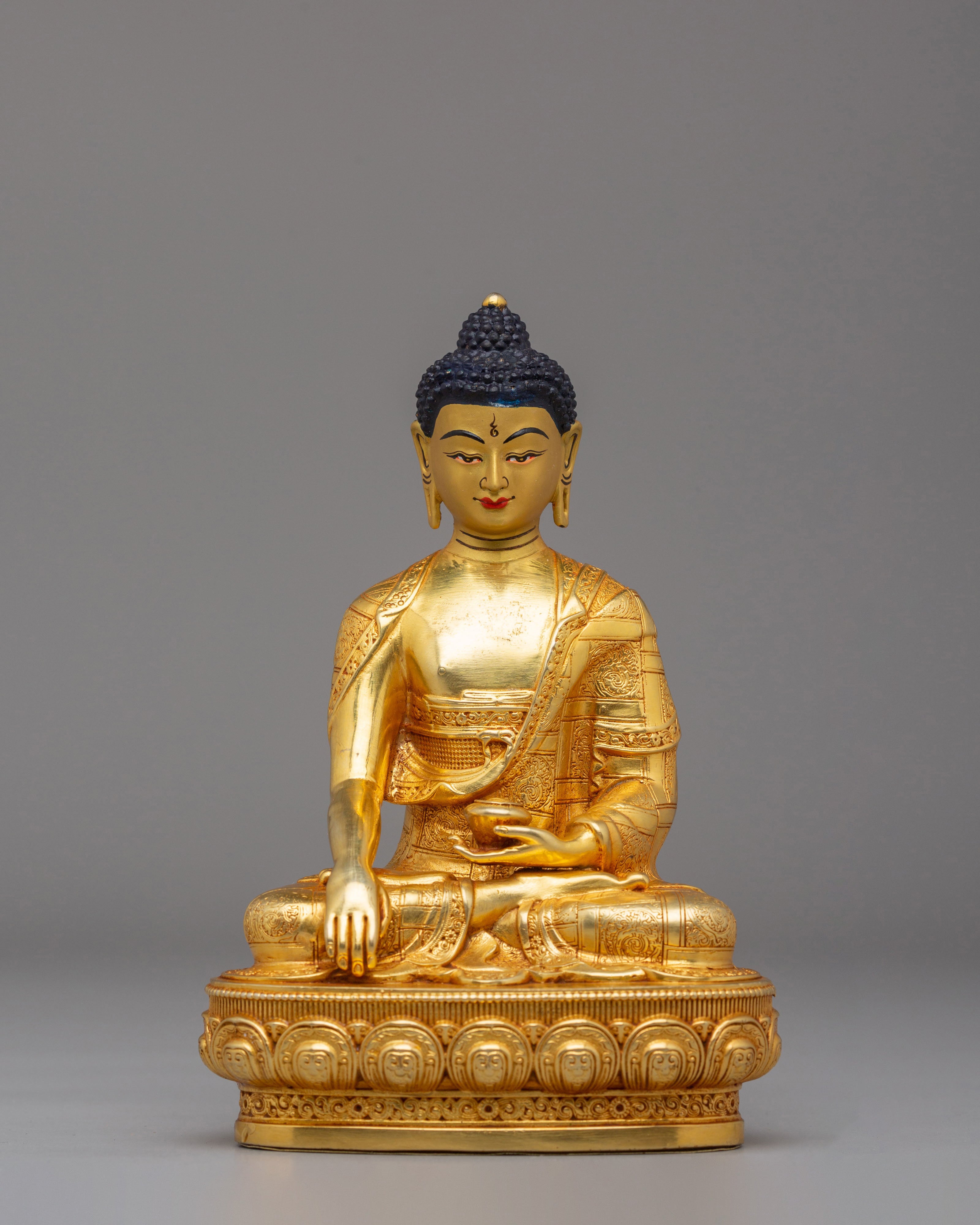 Handmade Three Buddha Statue Set | Shakyamuni, Amitabha & Medicine Buddha