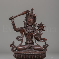 Wisdom Deity Manjushri Sculpture