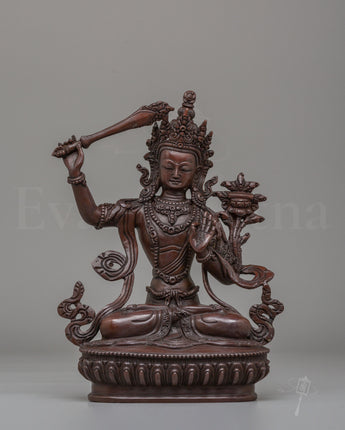 Wisdom Deity Manjushri Sculpture