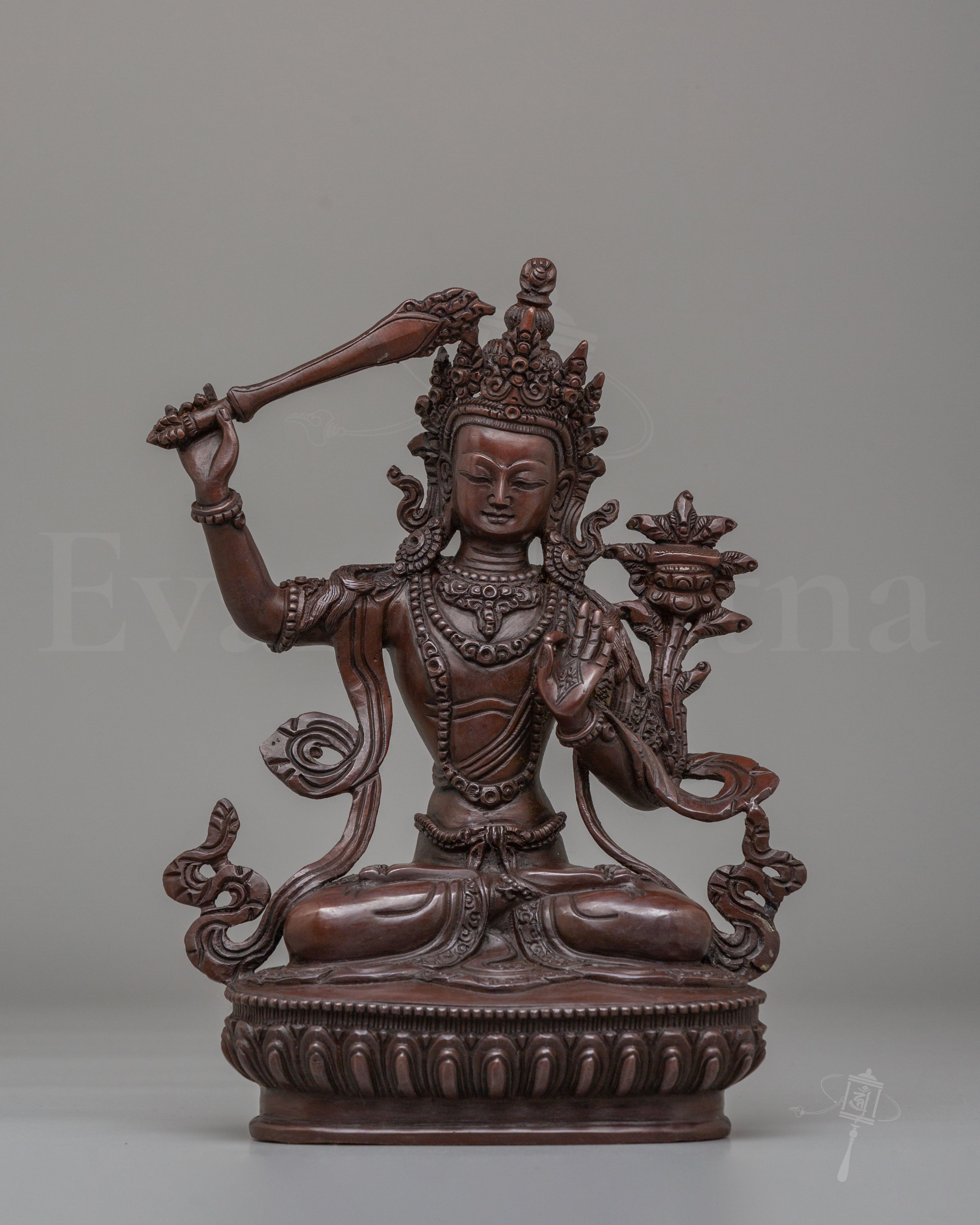 Wisdom Deity Manjushri Sculpture
