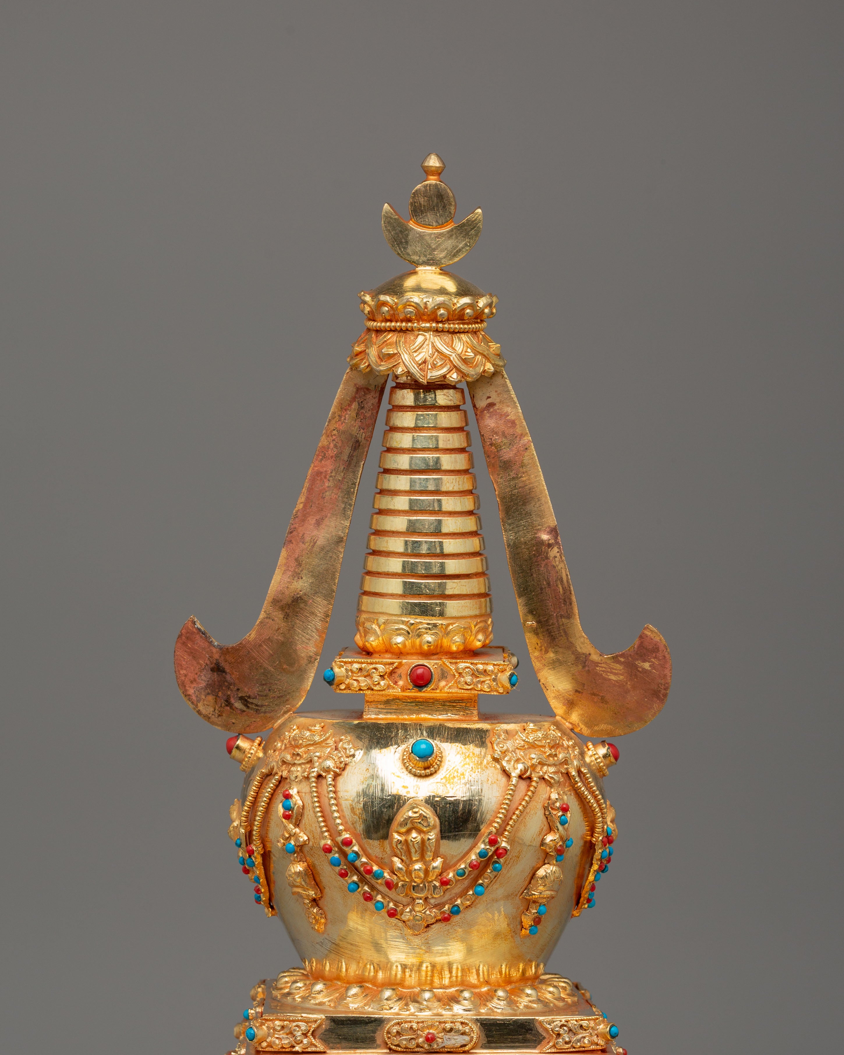 Tibetan Enlightenment Stupa | Handcrafted Buddhist Shrine