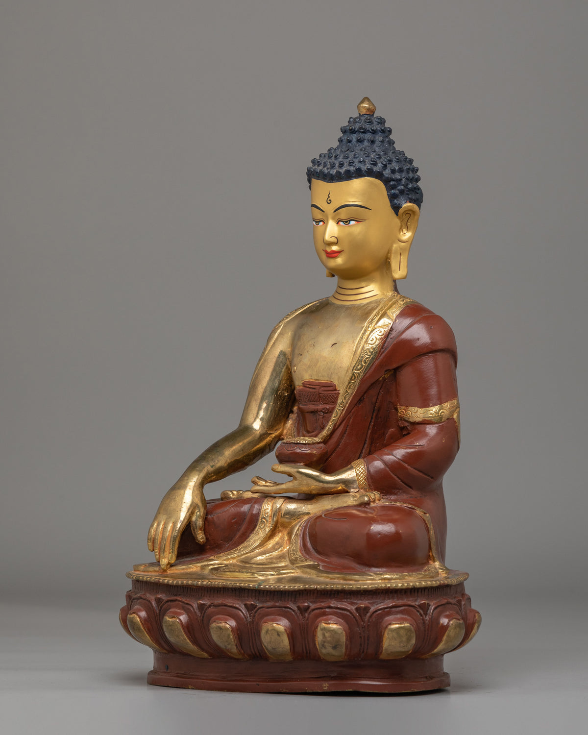 Handmade Siddhartha Gautama Buddha Statue | Sacred Shakyamuni Sculpture