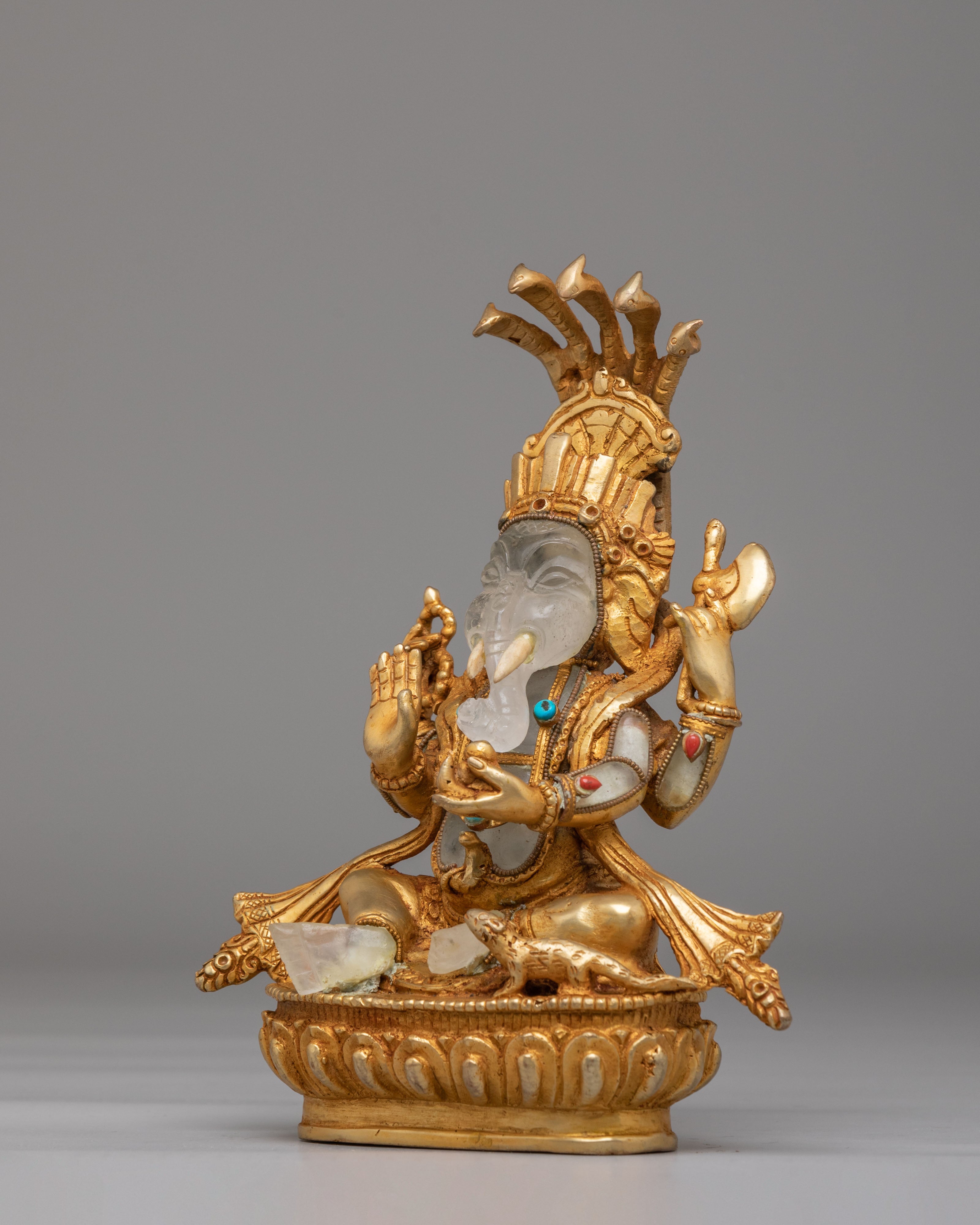 Divine Ganesh Sculpture | Handcrafted Statue for Spiritual Blessings