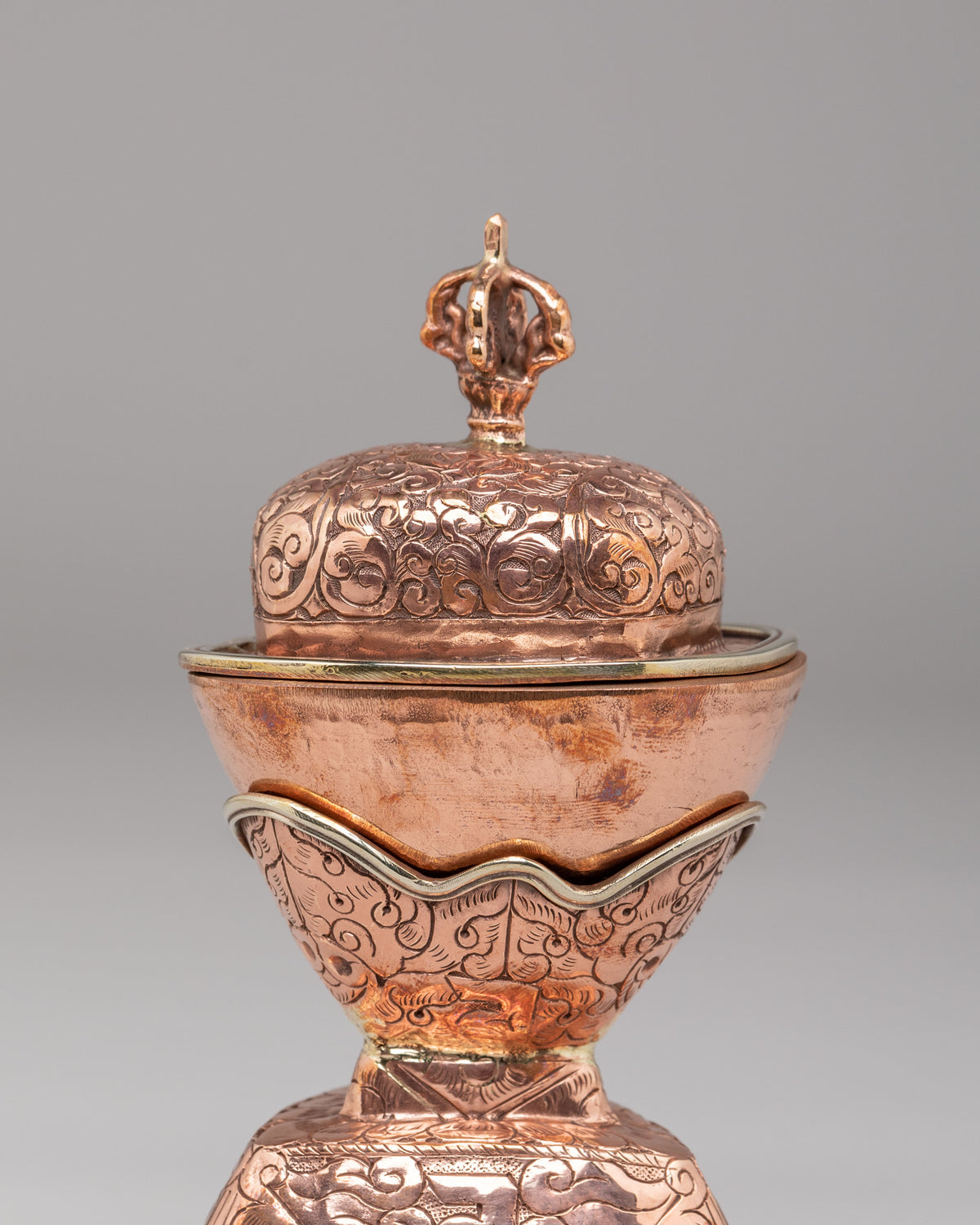 Spiritual Kapala Skull Cup | Tibetan Ritual Offering Bowl