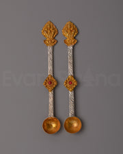 Tibetan Altar Spoon Set