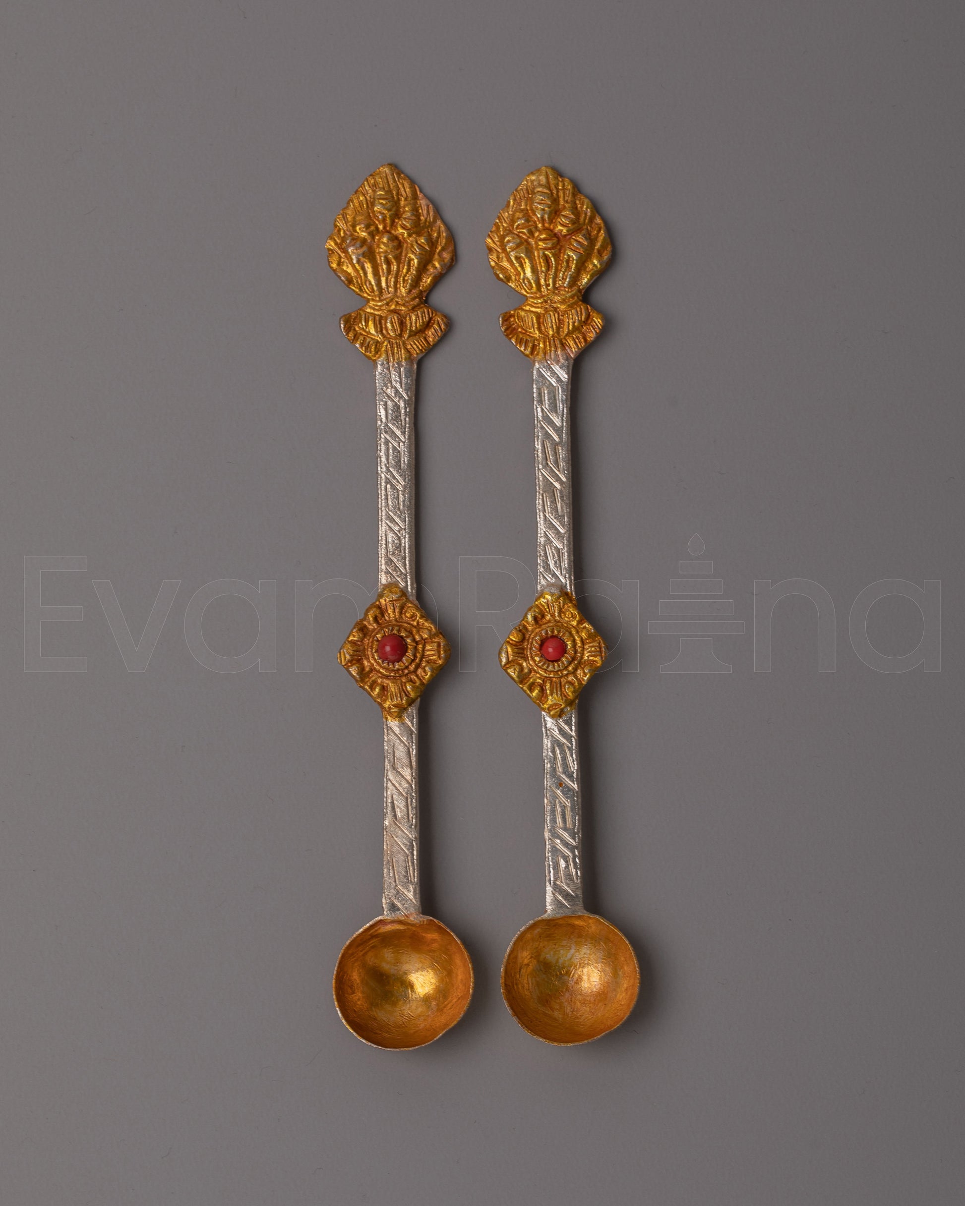 Tibetan Altar Spoon Set