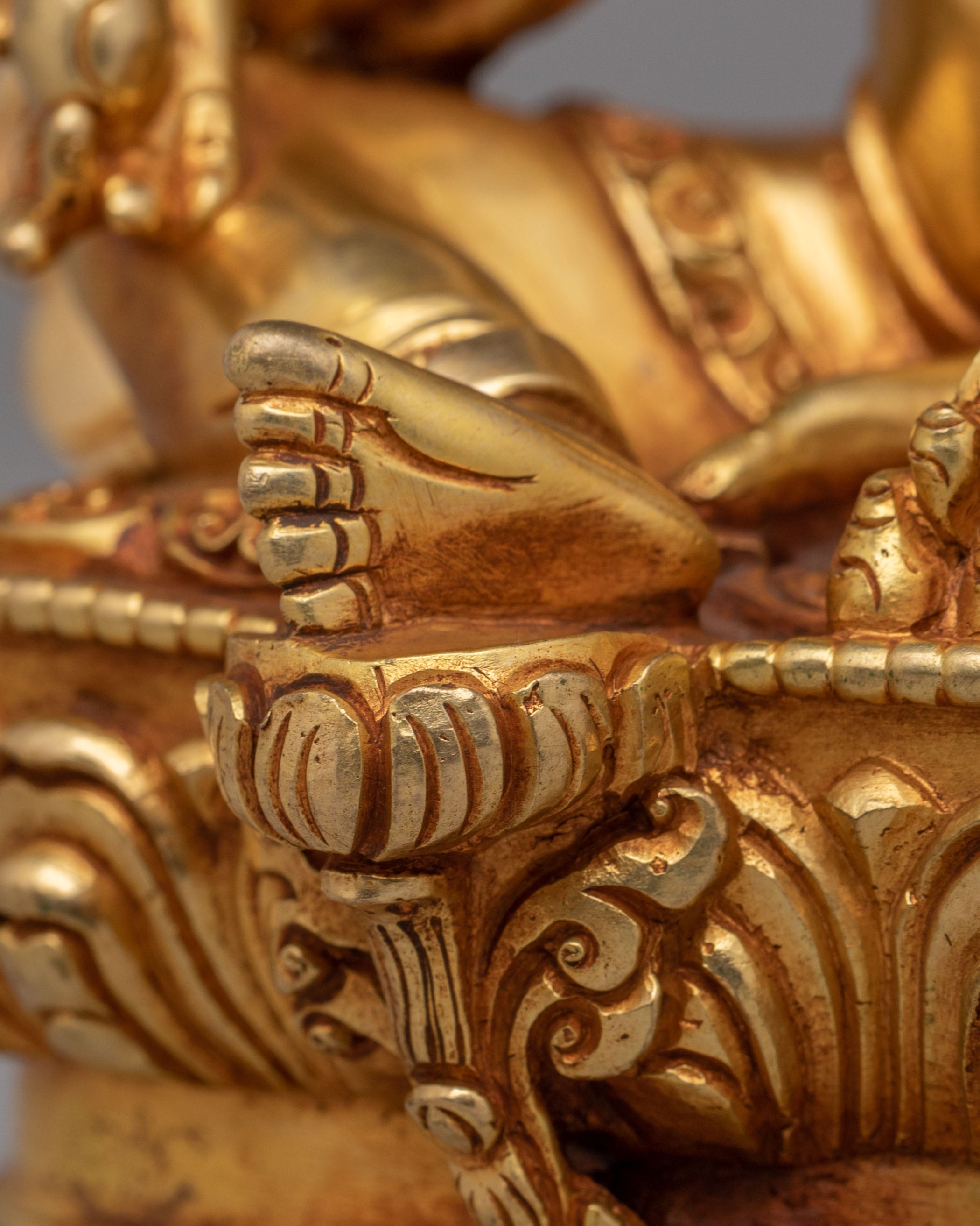 Himalayan Dzambhala Deity Statue | Tibetan God of Wealth & Prosperity